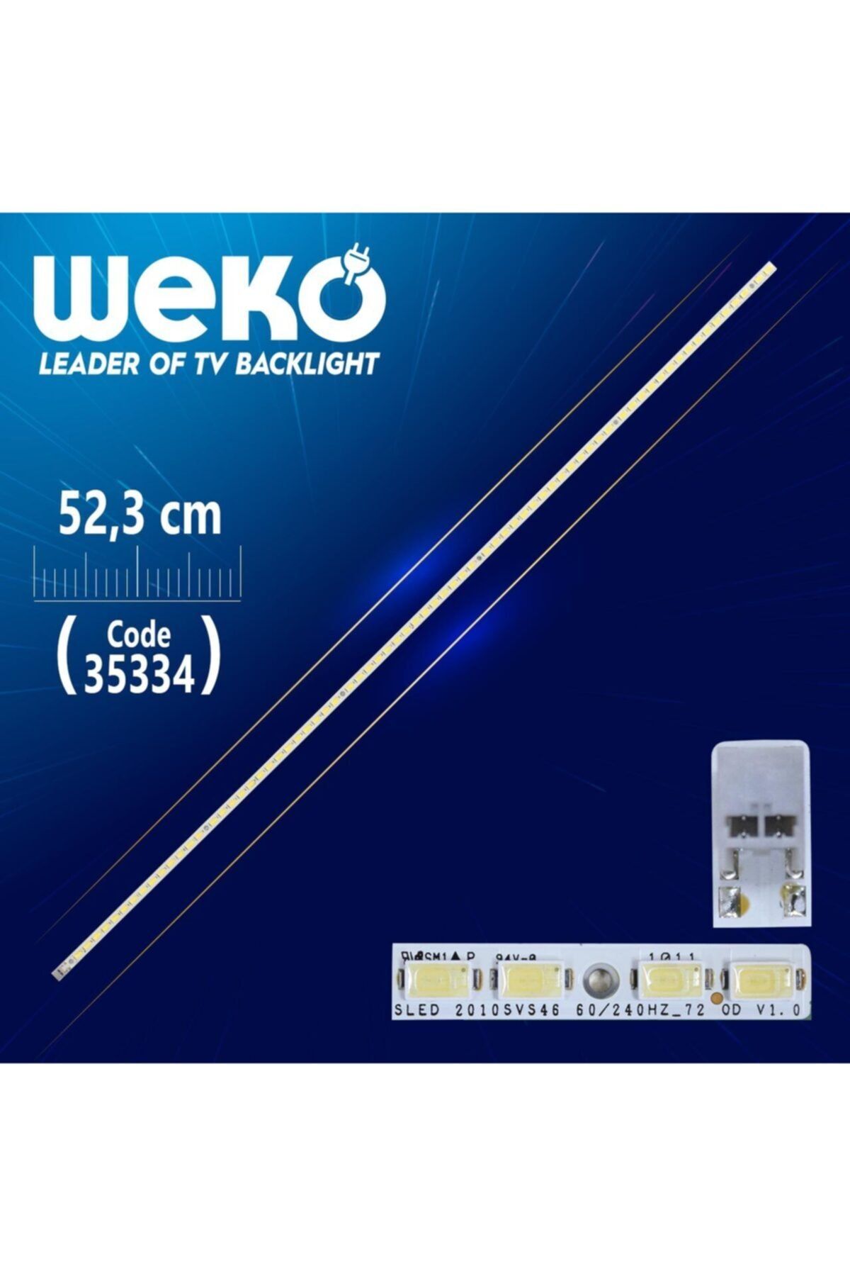 WEKO Sled 2010svs46 60/240hz_72 Od V1.0 - 52.3 Cm 72 Ledli - (wk-481)