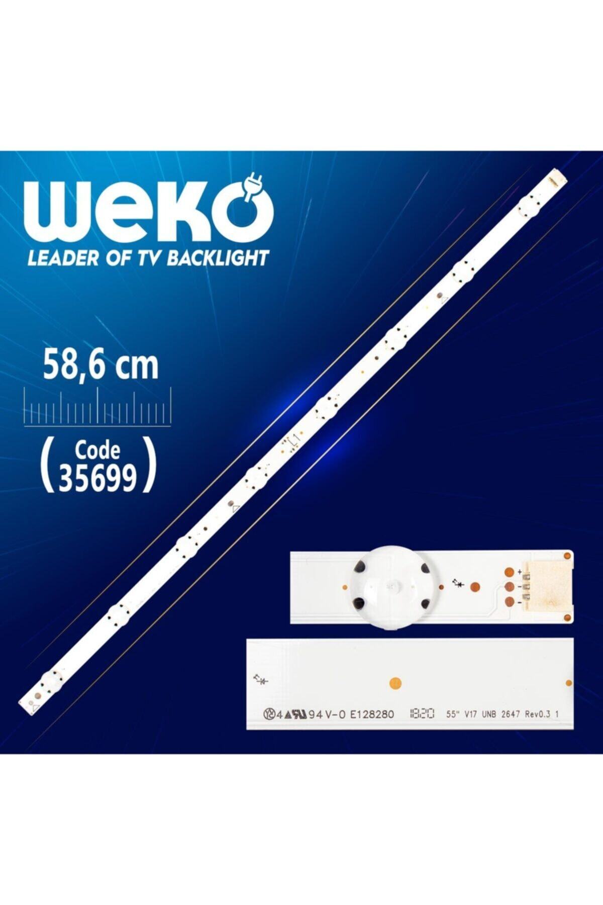 WEKO 55 V17 Unb 2647 Rev0.3 1 - L1 Type - 58.6 Cm 8 Ledli - (wk-1175)