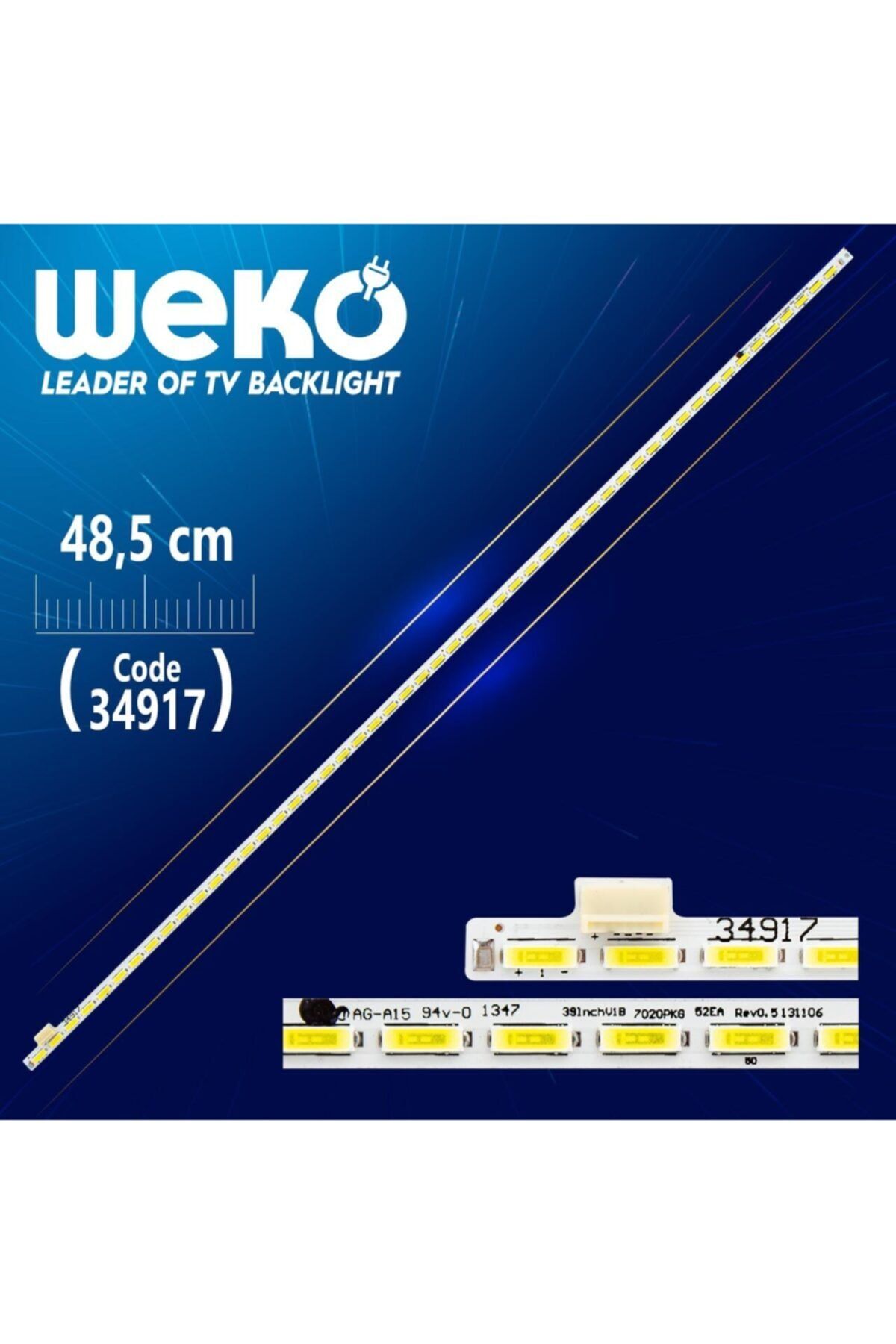 WEKO 39ınch V1b 7020pkg 52ea Rev0.5 131106 - 48.5 Cm 52 Ledli - (wk-215)