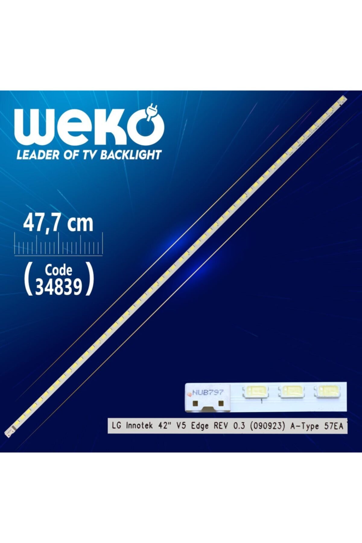 MERTER Lg Innotek 42 V5 Edge Rev 0.3 (090923) A-type 57ea - 47.7 Cm 57 Ledli - (wk-709)