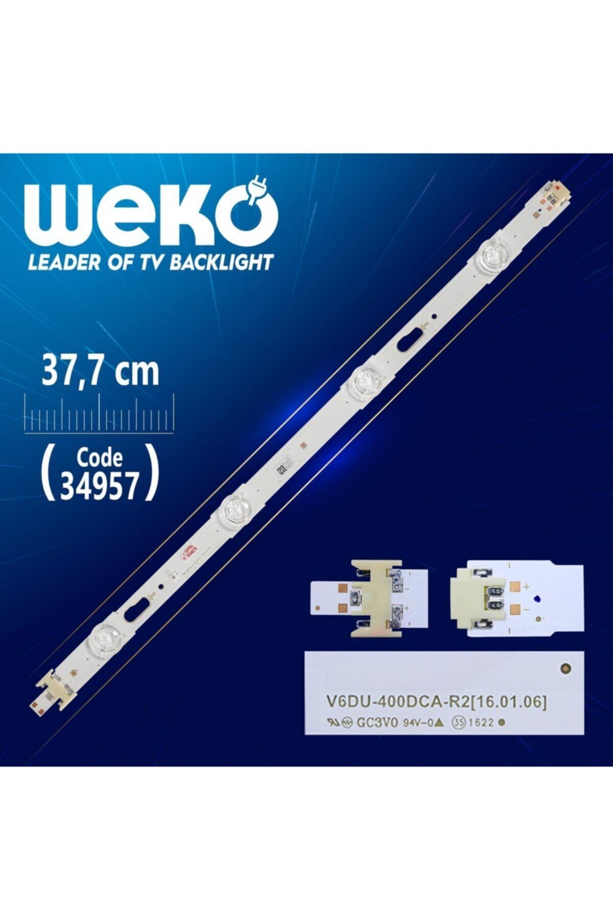 WEKO S_ku6k_40_fl30_l4_rev1.0_160105_lm41-00239a - Left - V6du-400dca-r2 - 37.7 Cm 4 Ledli (wk-777)