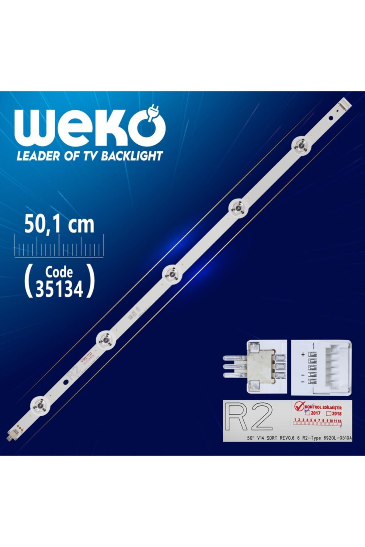 WEKO 50 V14 Sdrt Rev0.6 6 R2-type 6920l-0510a - 50.1 Cm 5 Ledli - (wk-400)