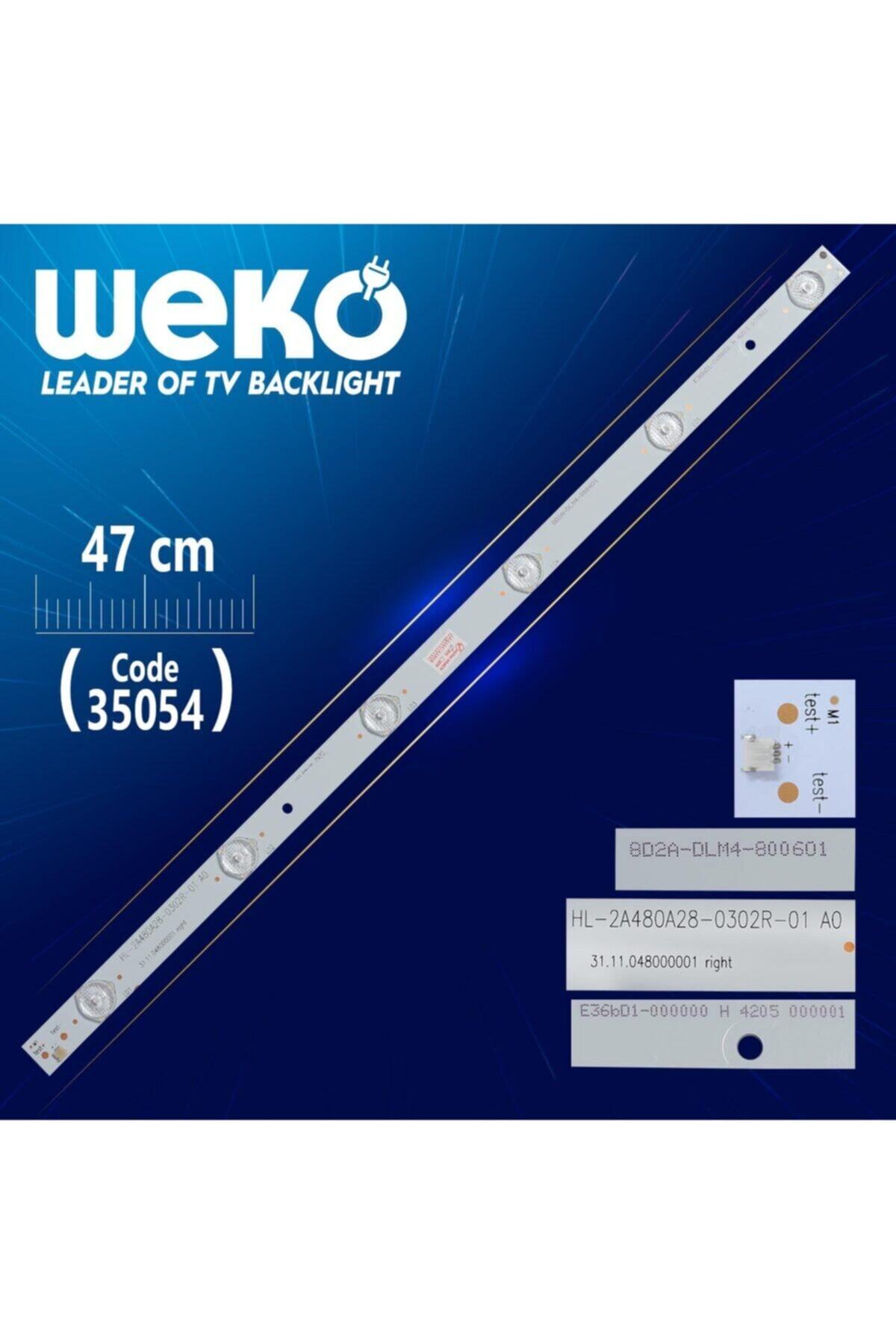 MERTER Hl-2a480a28-0302r-01 A0 - 8d2a-dlm4-800601 - Rıght - 47 Cm 6 Ledli (wk-826)