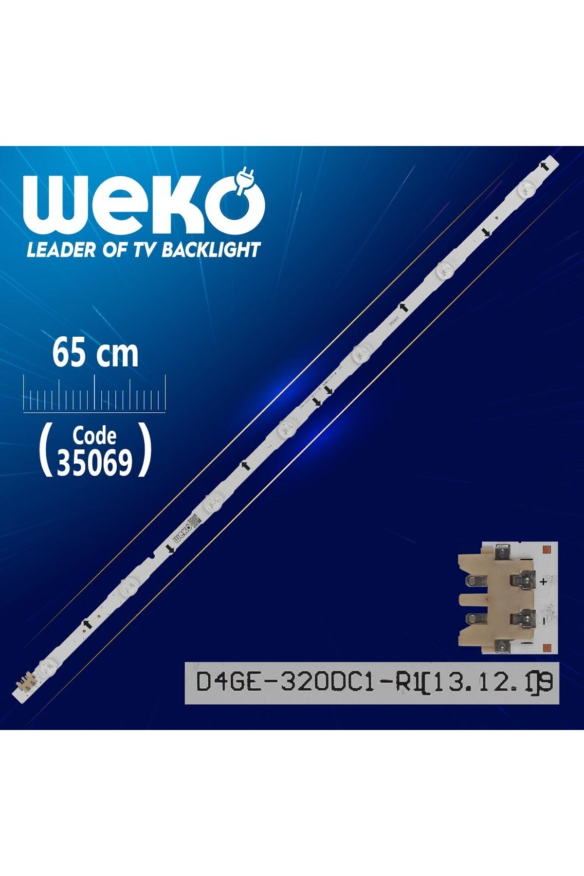 WEKO D4ge-320dc1-r2 - D4ge-320dc1-r1 - 65 Cm 7 Ledli - (wk-227)