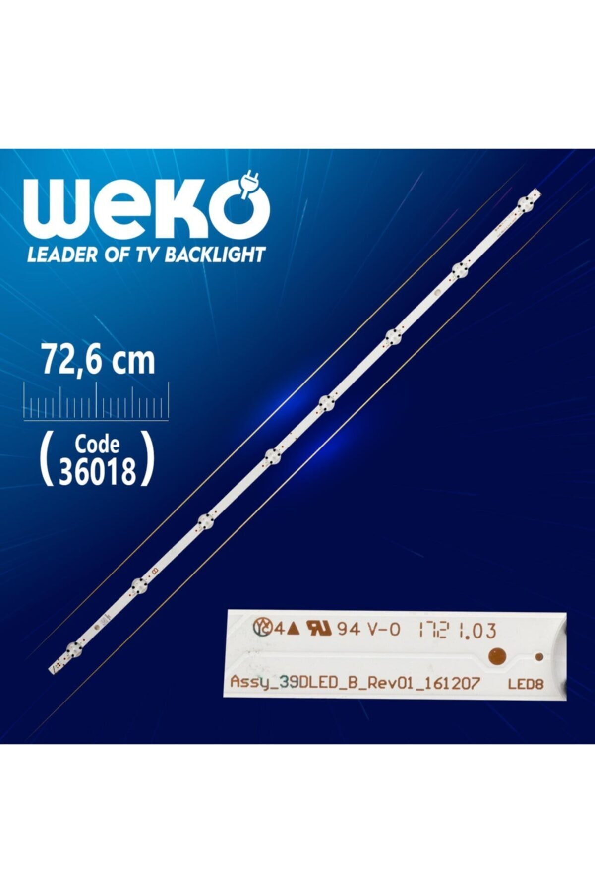 WEKO Assy_39dled_b_rev01_161207 - 8 Ledli 72.6 Cm