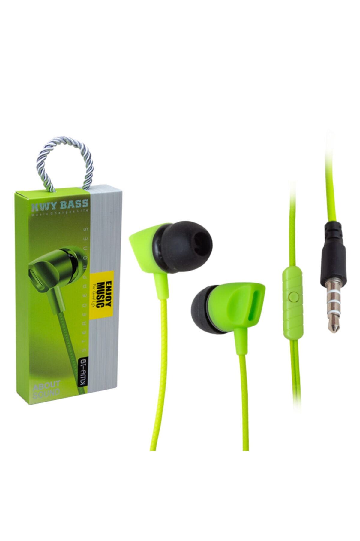 Powermaster Kwy-19 Kulakiçi Mikrofonlu Kablolu Kulaklık