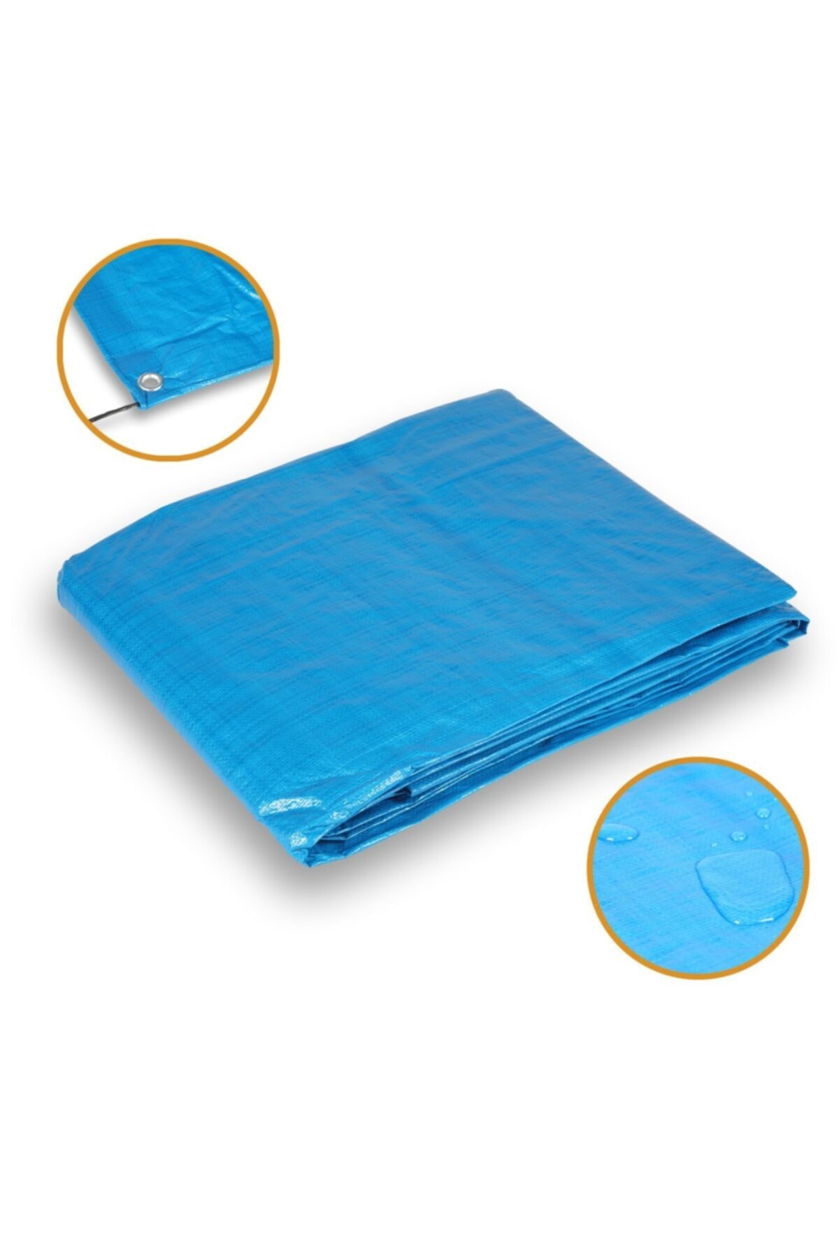 Branda Marketim Ebatlı Çadır Branda 10mtx15mt-mavi