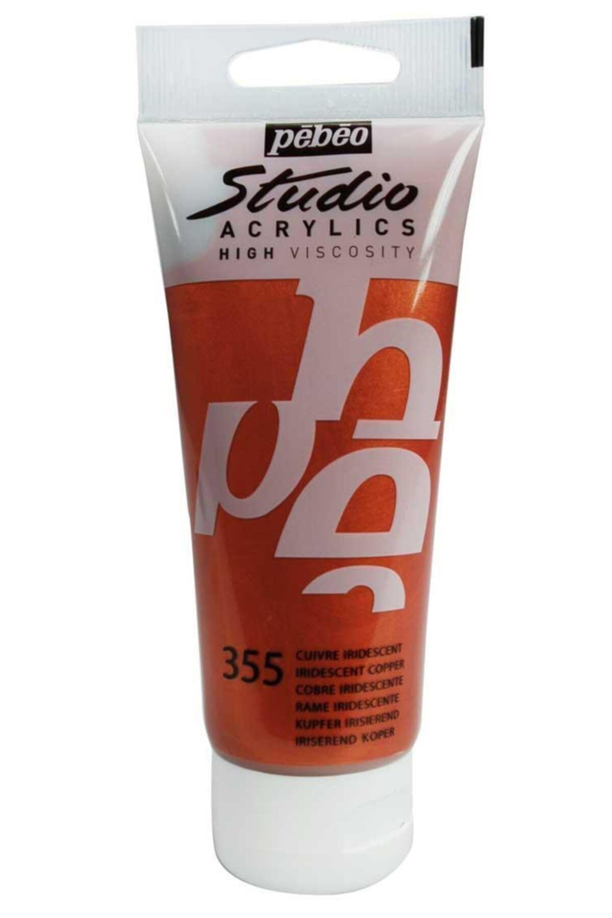 Pebeo Studio Akrilik Boya 100 Ml. 355 Iridescent Copper