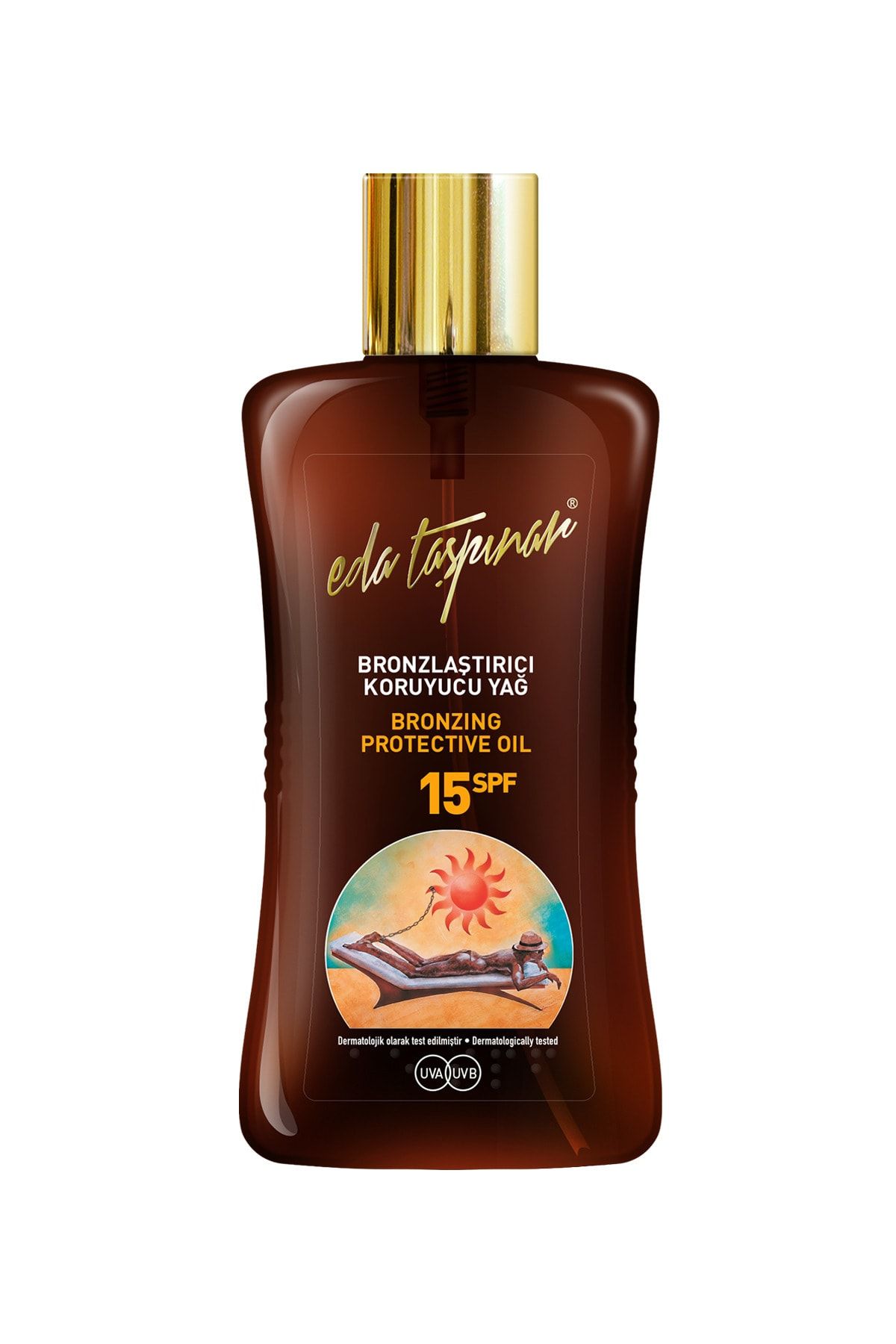Eda Taşpınar Bronzlaştırıcı Koruyucu Yağ *spf15 200ml.