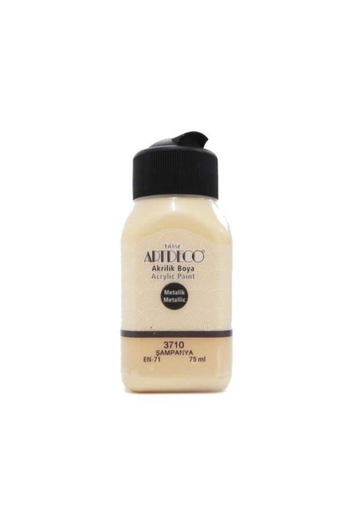 Artdeco Metalik Akrilik Boya 75 ml. 3710 Şampanya