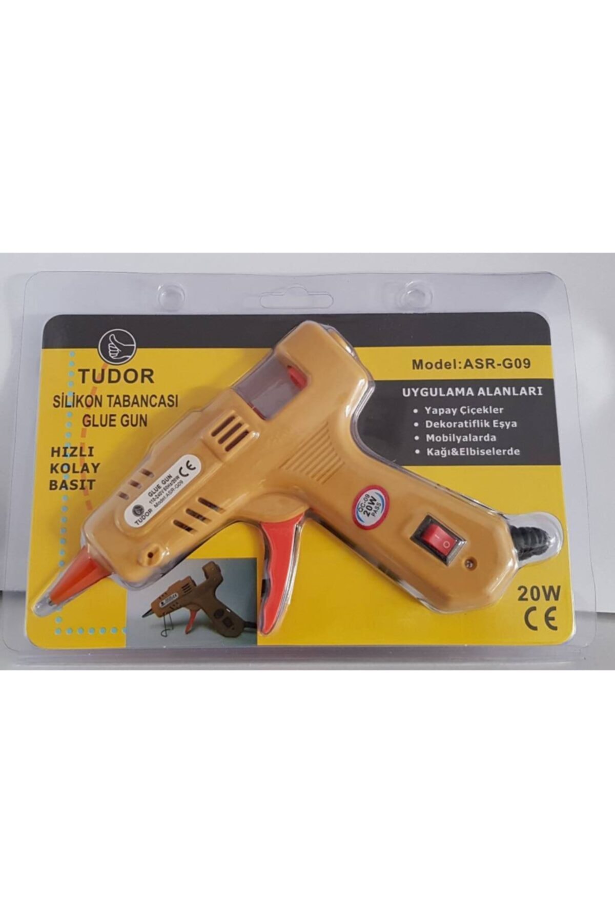 BEKA Sıcak Silikon Tabancası 20w Aç/kapa Düğmeli Asr-g09