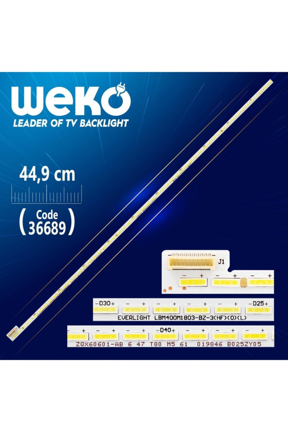 MERTER Everlıght Lbm400m1803-bz-3(hf)(0)(l) Zqx0601-ab 54 Ledli 44,9 Cm