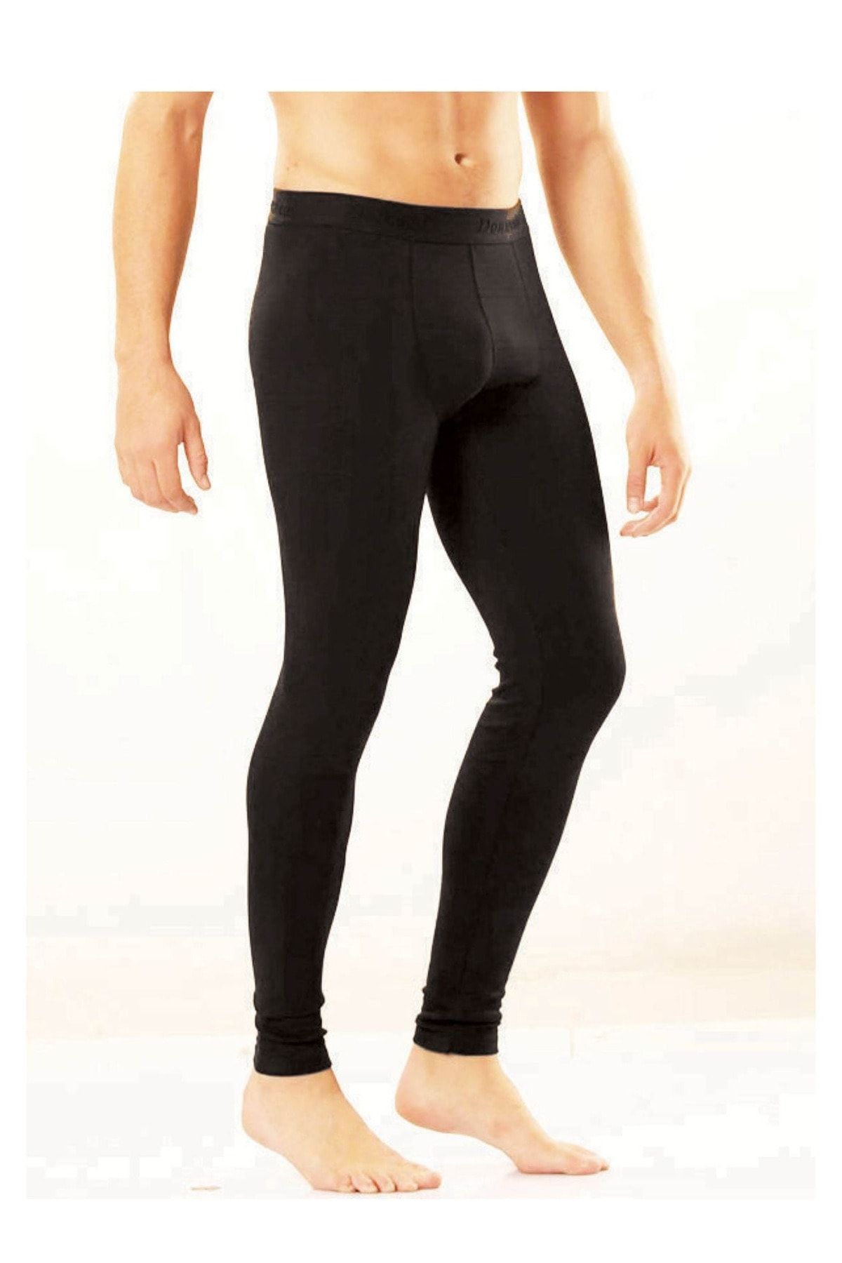 içten Iç-ten Erkek Siyah Thermal Tayt / Içlik -0110