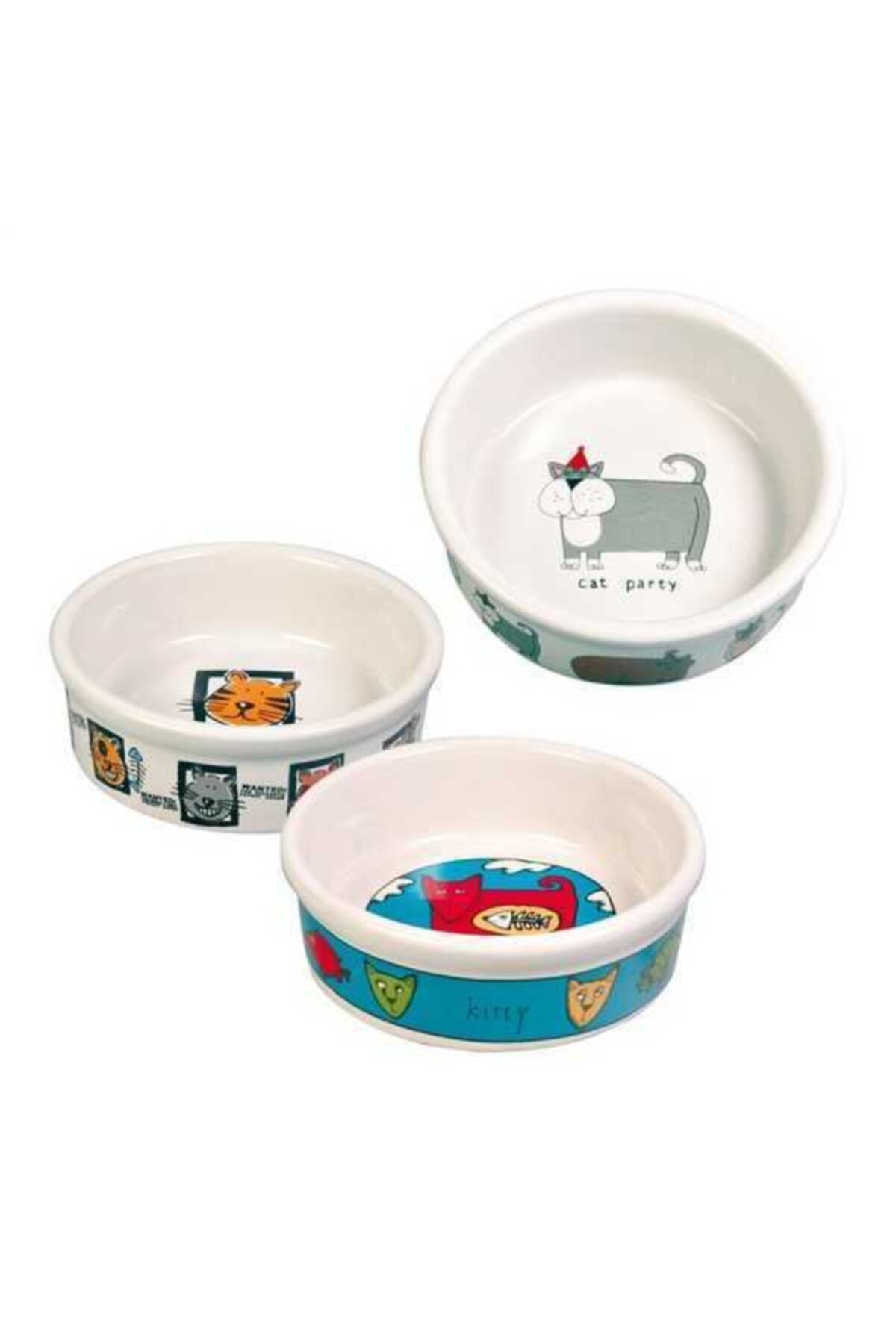 angel store Kedi Seramik Mama Su Kabı 0,2lt/11cm