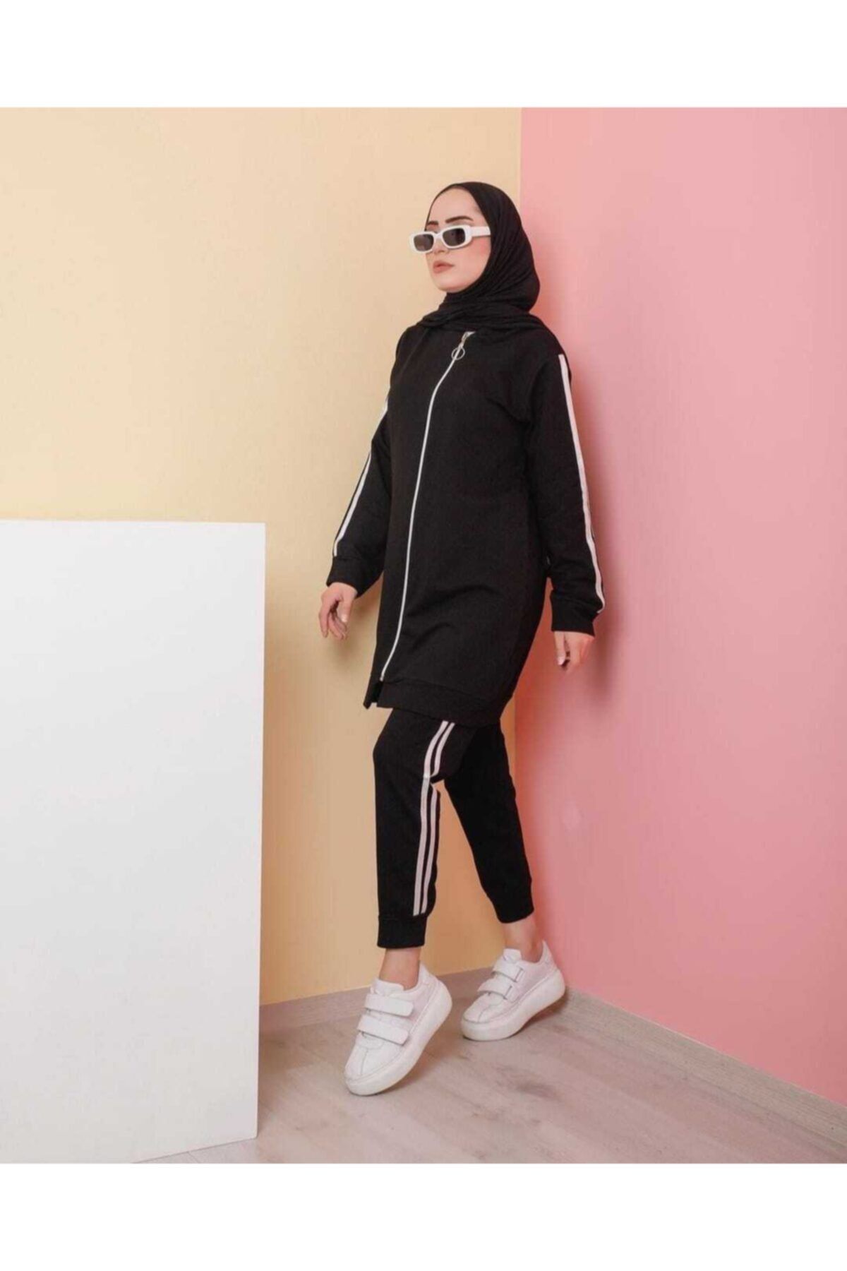 İnsolita Moda Ikili Tesettür Takım Eşofman Takımı