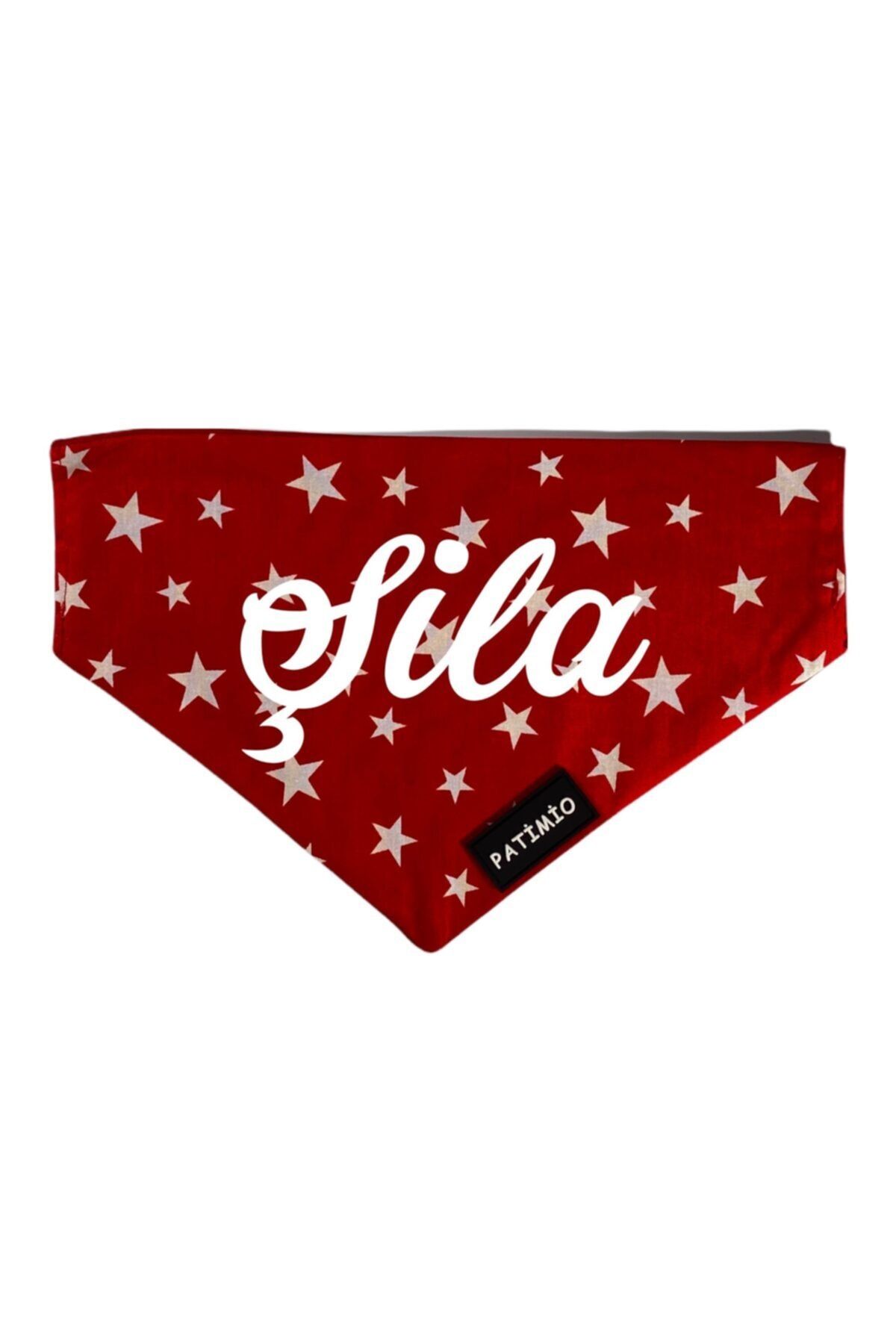PATİMİO Isimli Red Stars Tasma Fular Bandana Medium