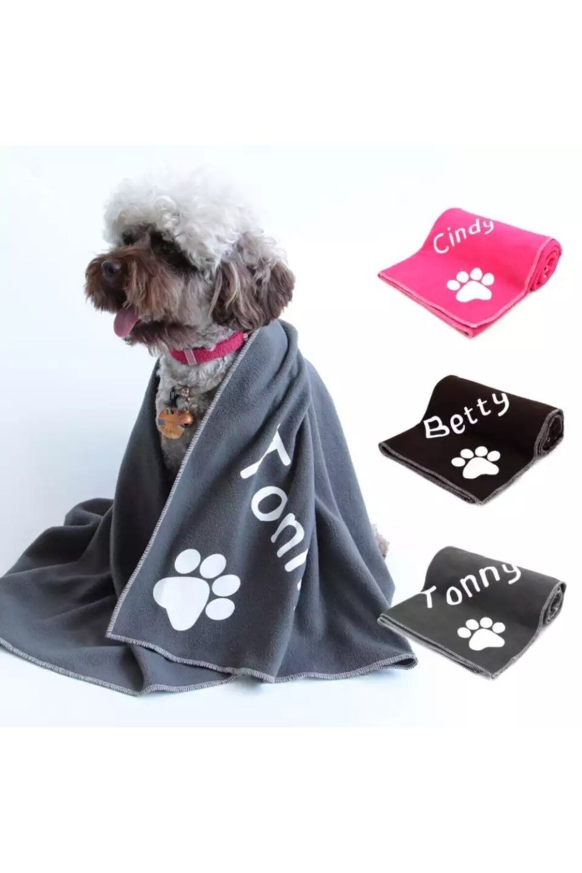 PATİMİO Isimli Kedi Köpek Polar Battaniye Yatağı 100x70