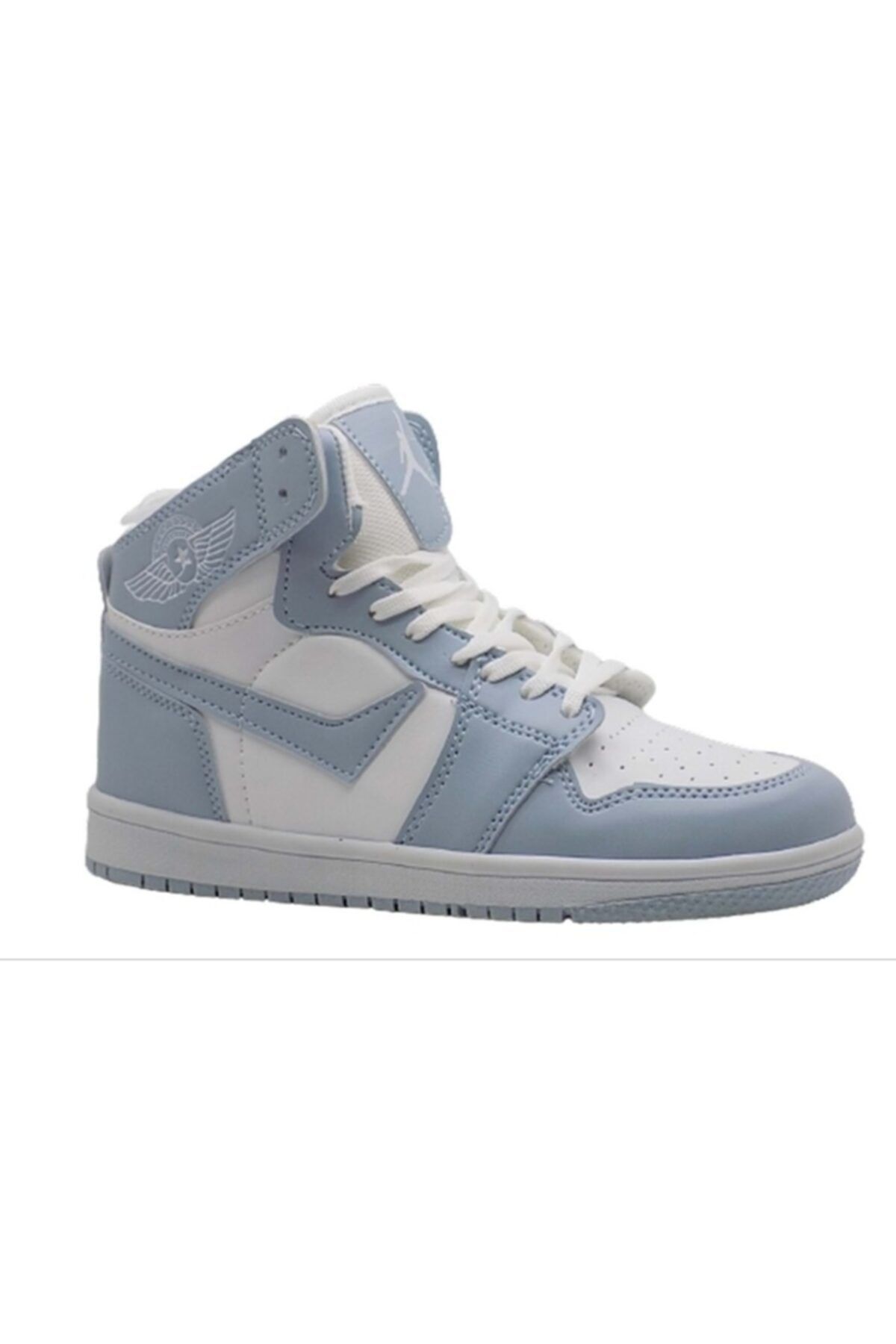 Lambırlent Air Jordan F1 Çocuk Kışlık Mevsimlik Cilt Siyah Kırmızı Boğazlı Spor Bot Ayakkabı Bybc.