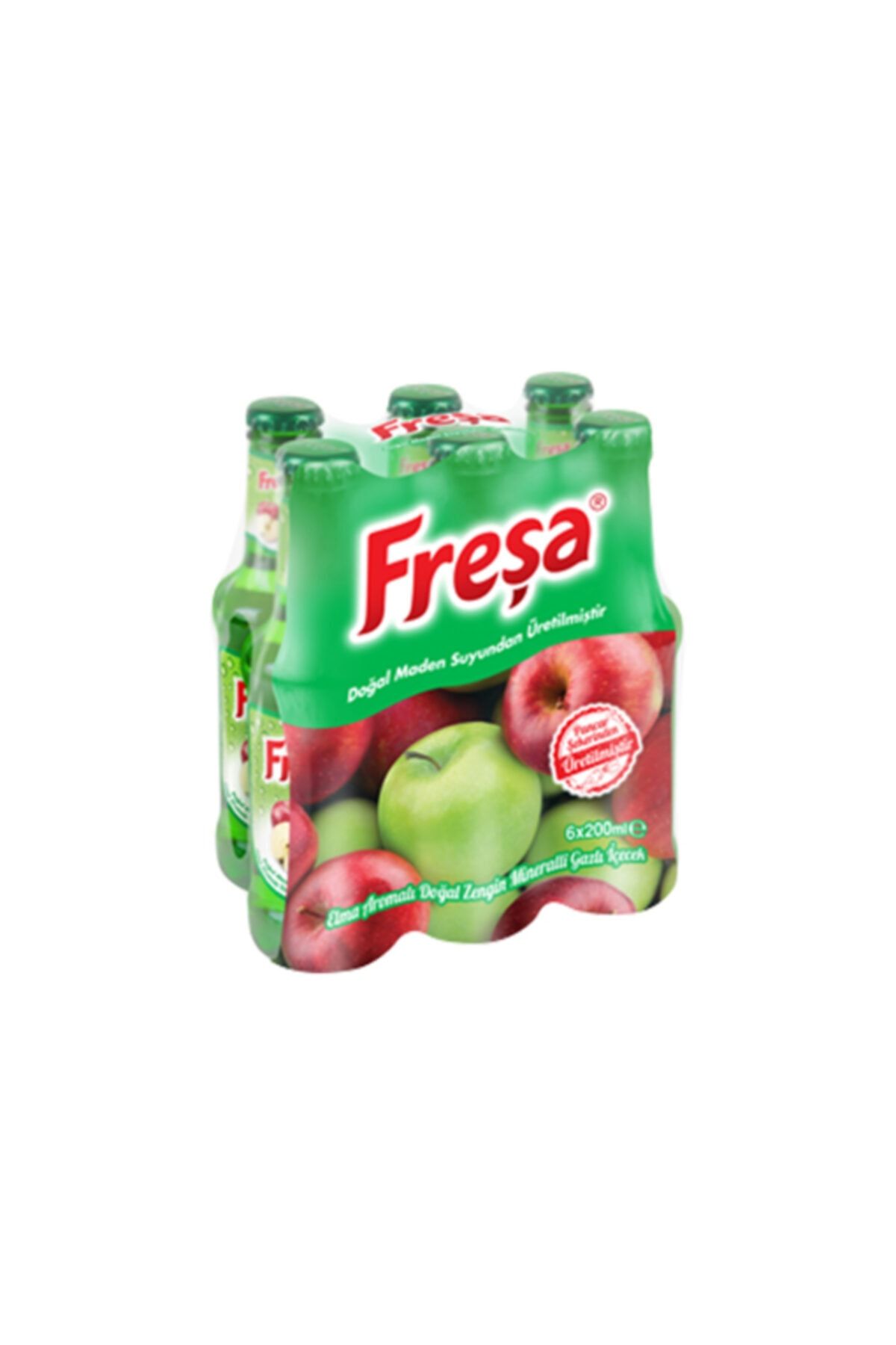 FREŞA Elma Aromalı Meyveli Soda 200 ml 6'lı
