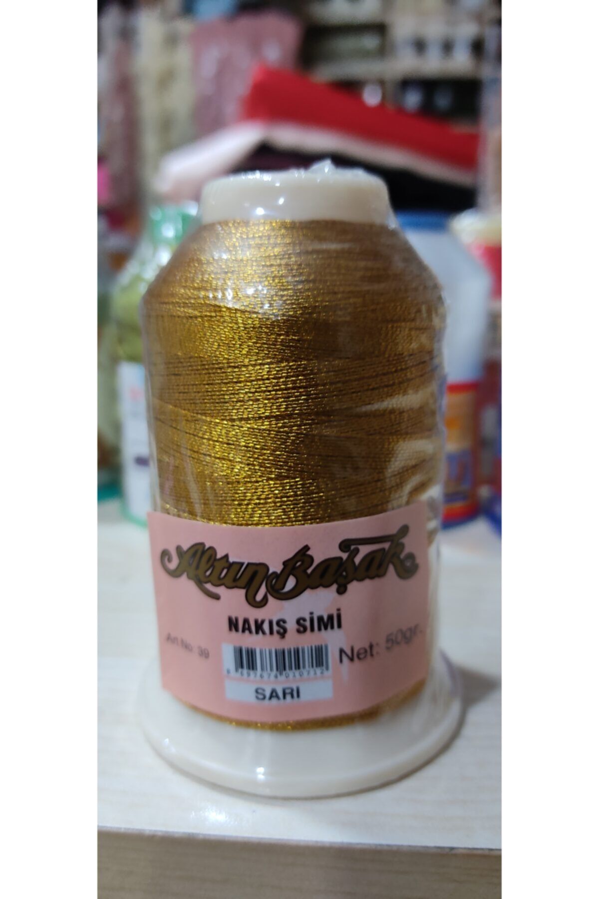 NEBON Altın Başak Nakış Simi 50 Gr