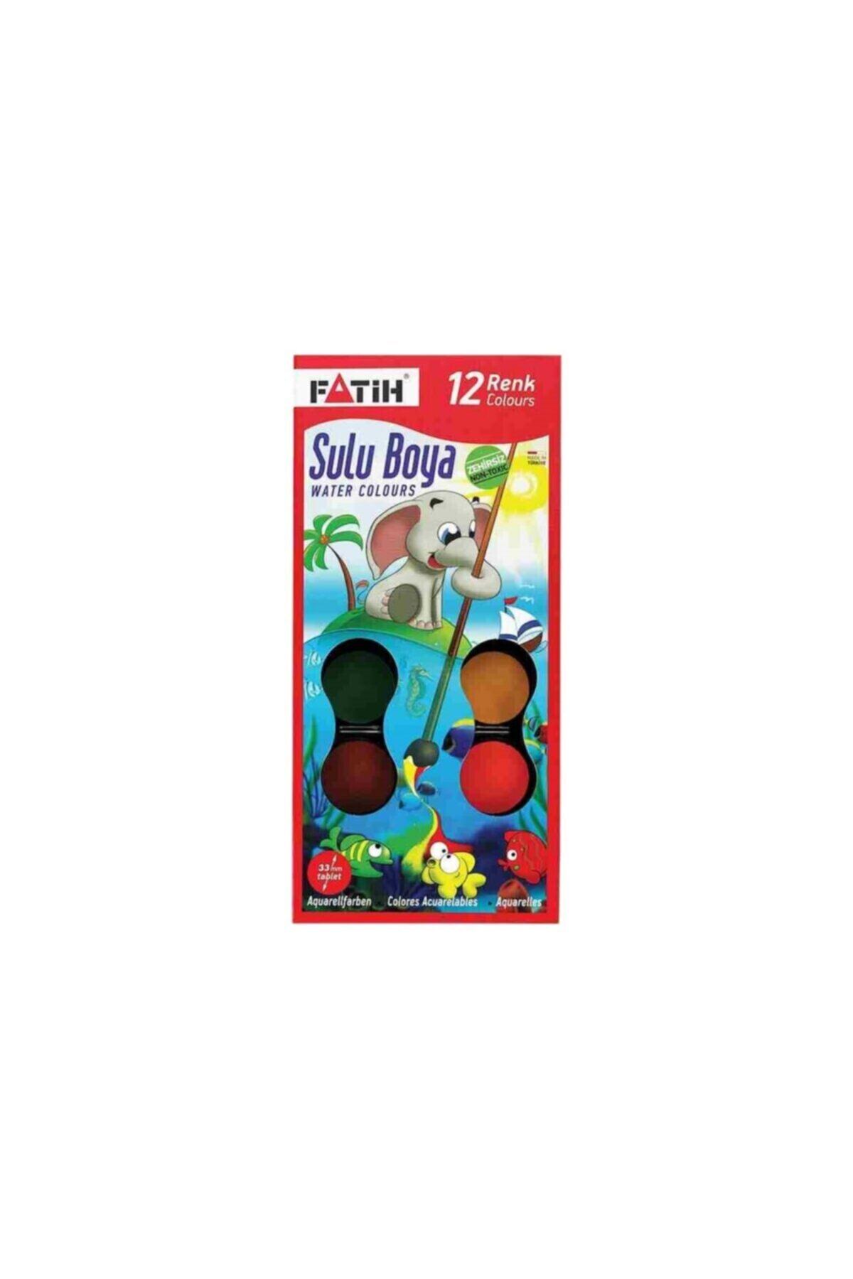 Fatih Js-12 Sulu Boya Jumbo 12 Renk Fa50035jsb12