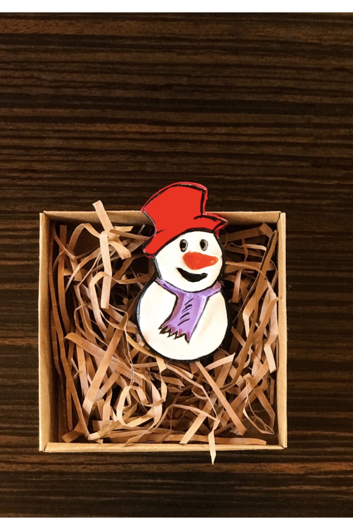 Lotus Snowman Yeni Yıl Hediye Magnet