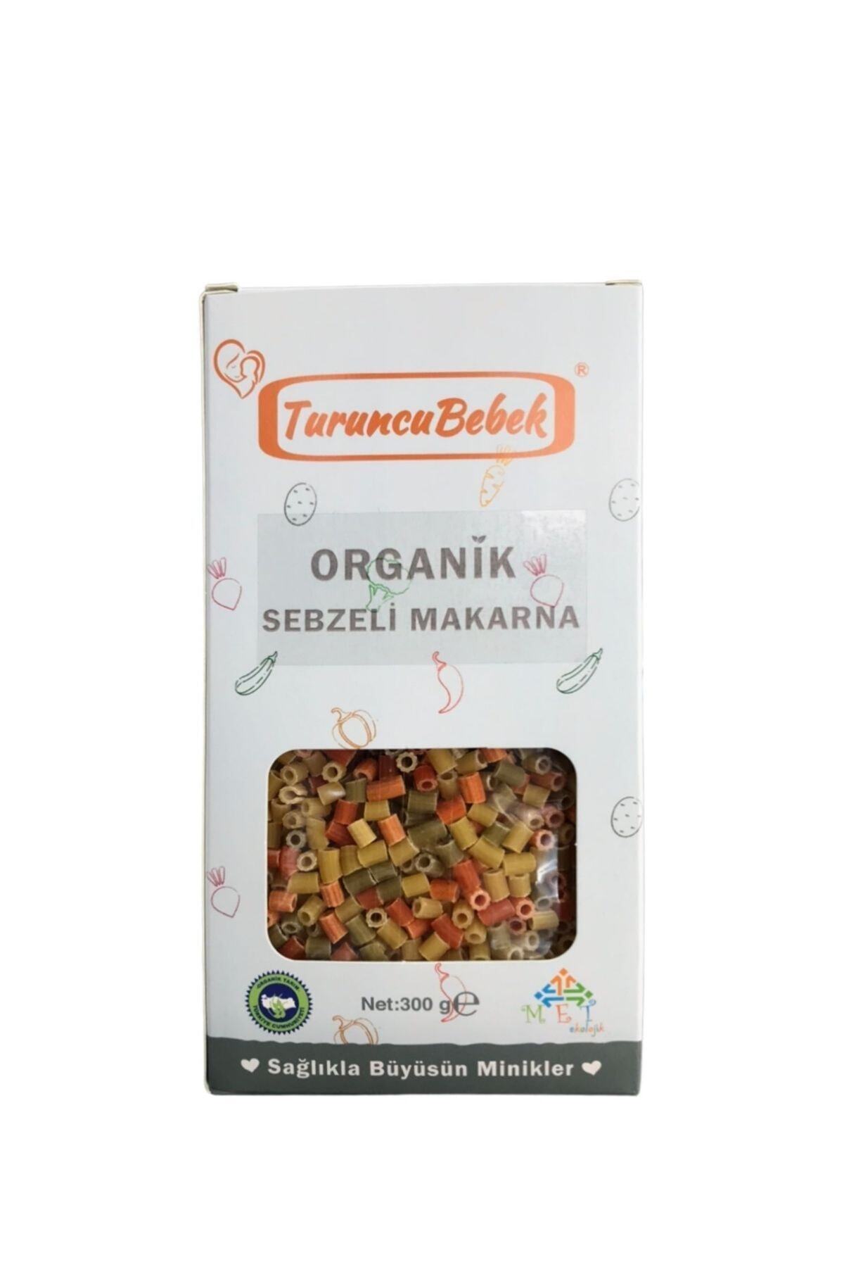 Turuncu Bebek Organik Sebzeli Boncuk Makarna 300gr