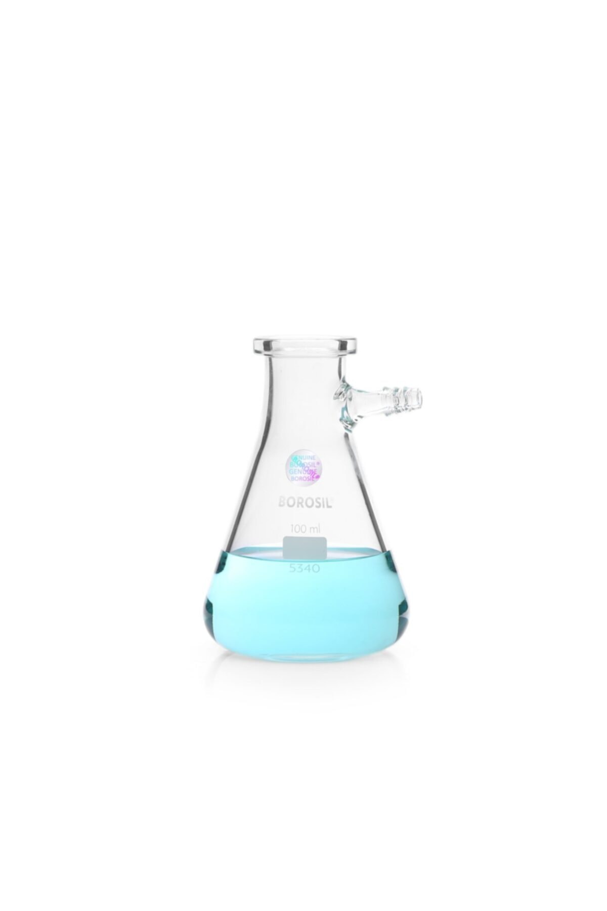 Borosil Cam Erlen Nuçe 100 Ml- Cam Yan Kollu - 100% Ikat - 5340016