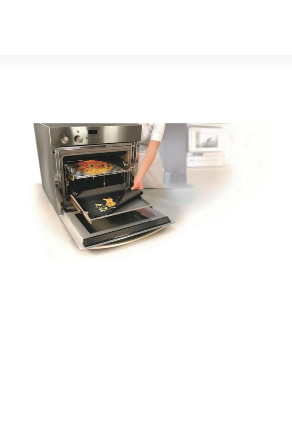 SarStore 40x33cm Yıkanabilir Pişirme Kağıdı Fırın Tepsisine Uygun