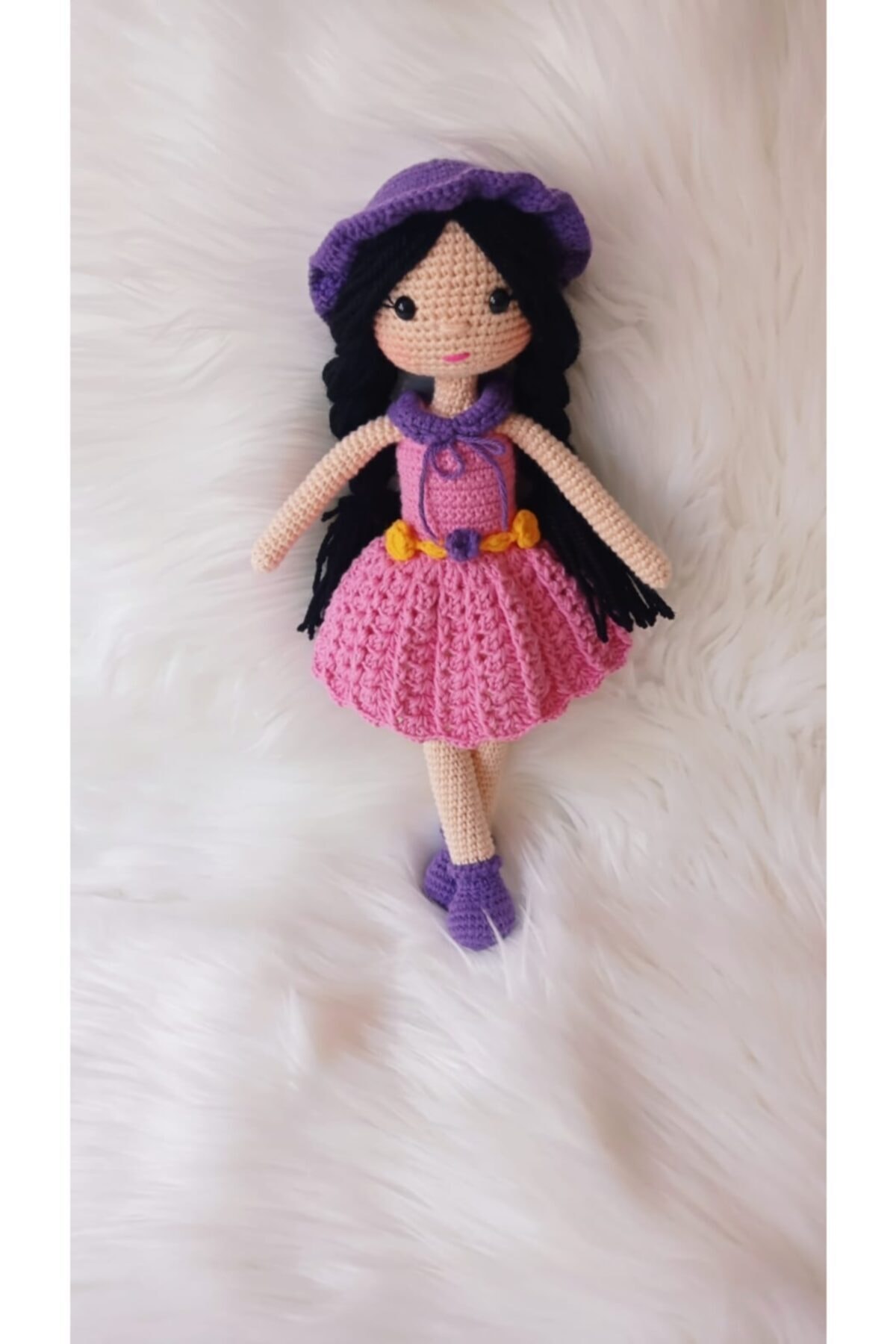 TOYSCİTY Menekşe Bebek Organik Oyuncak