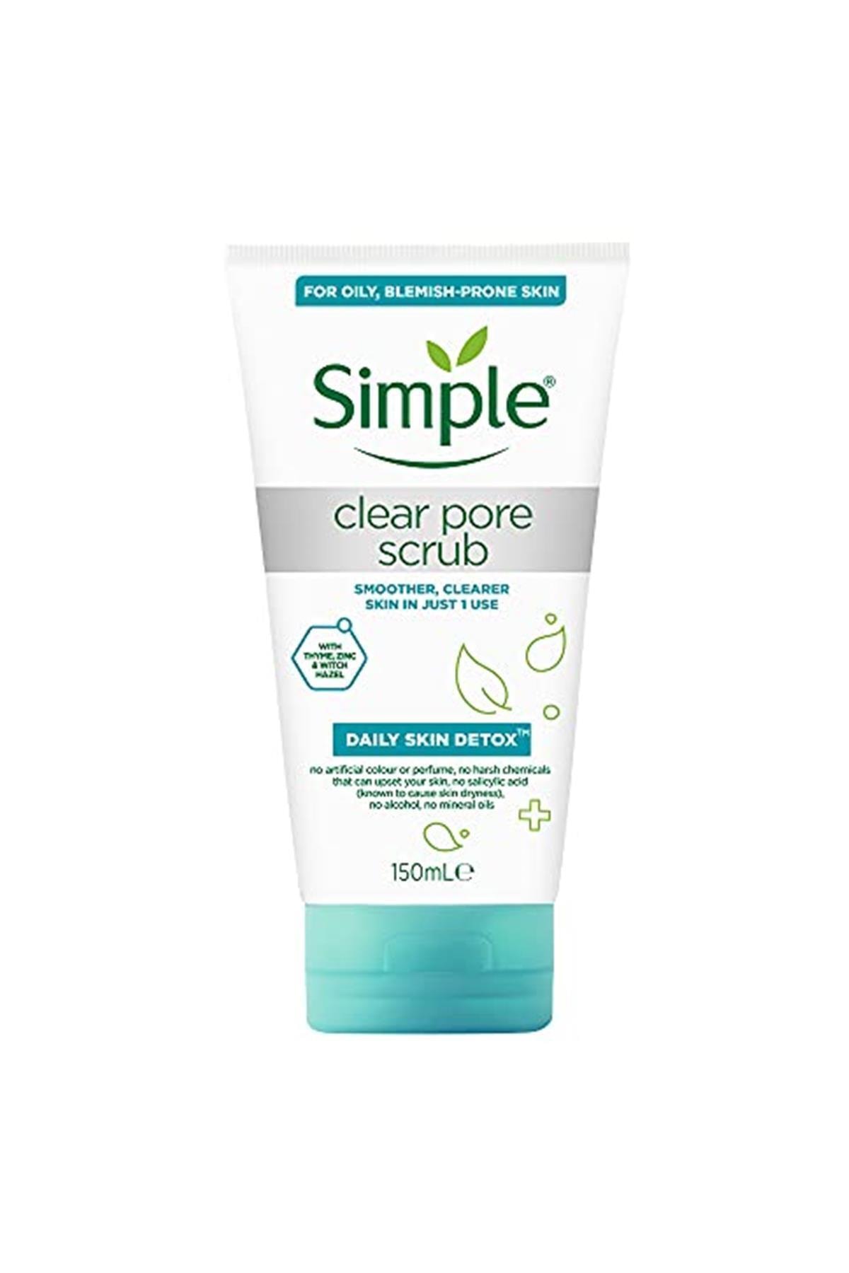 Simple Marka: Detox Gözenek Arındırıcı Peeling 1 Paket (1 X 150 Ml) Kategori: Vücut Peelingi