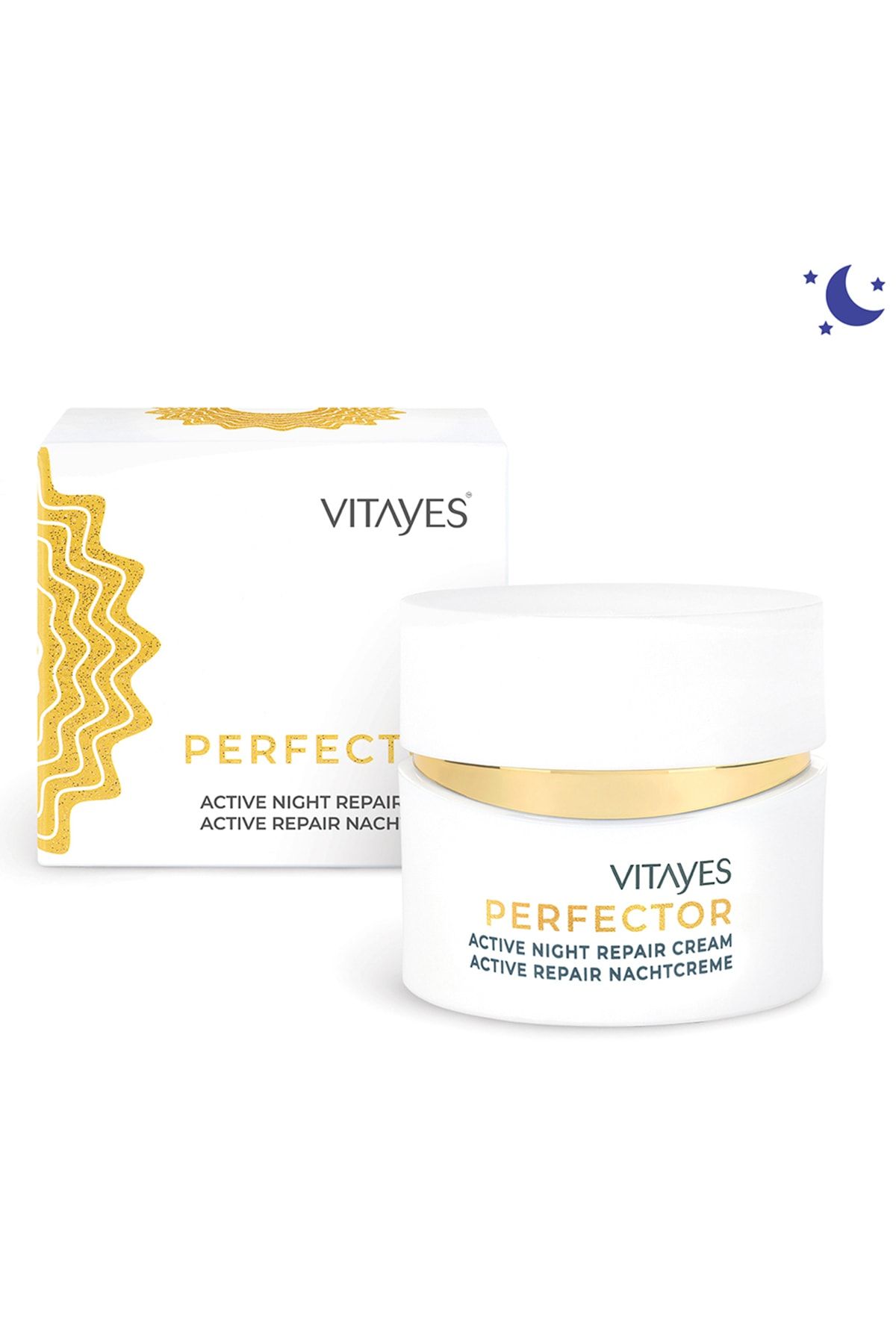VİTAYES Perfector Yaşlanma Karşıtı Kırışıklık Giderici Gece Yüz Kremi 50ml