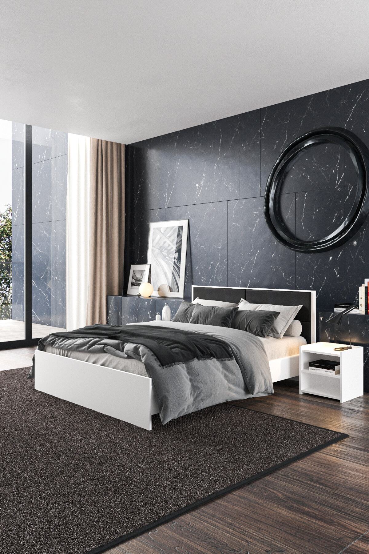 Boareal Charm Çift Kişilik Karyola Soft Beyaz