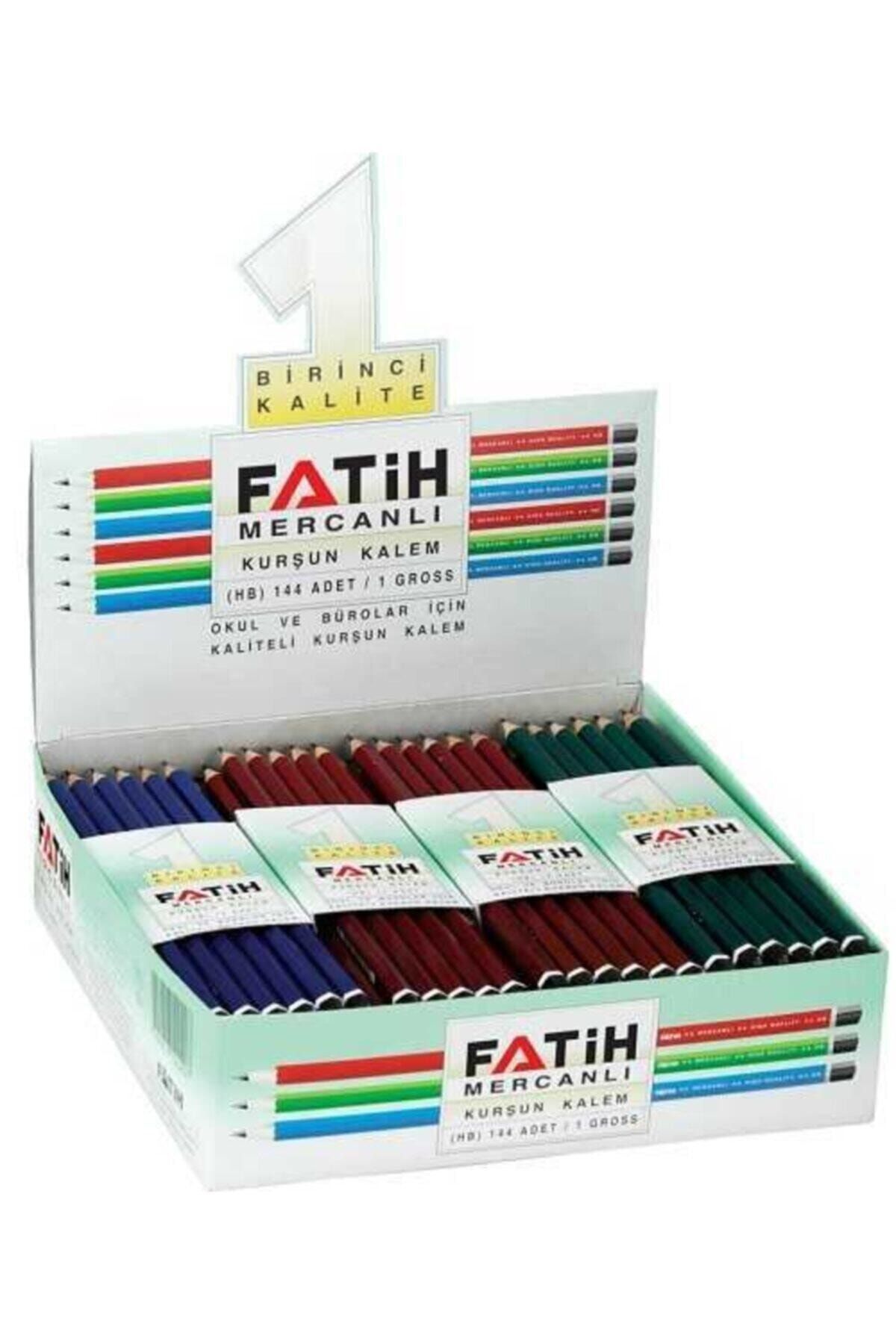 Fatih Kurşun Kalem Mercanlı 12010 (144 Lü Kutu)