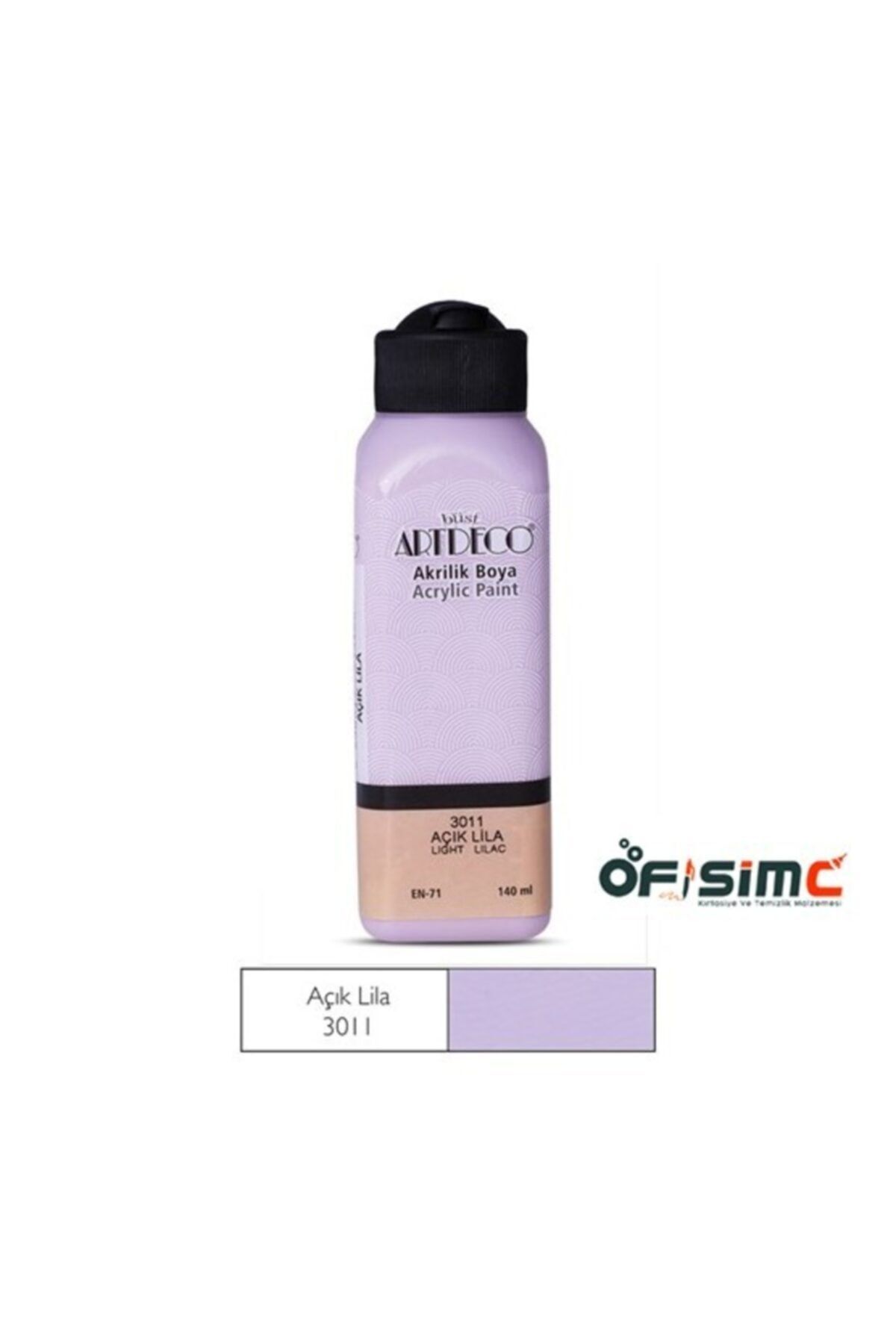 Artdeco 140ml Açık Lila Akrilik Boya 3011