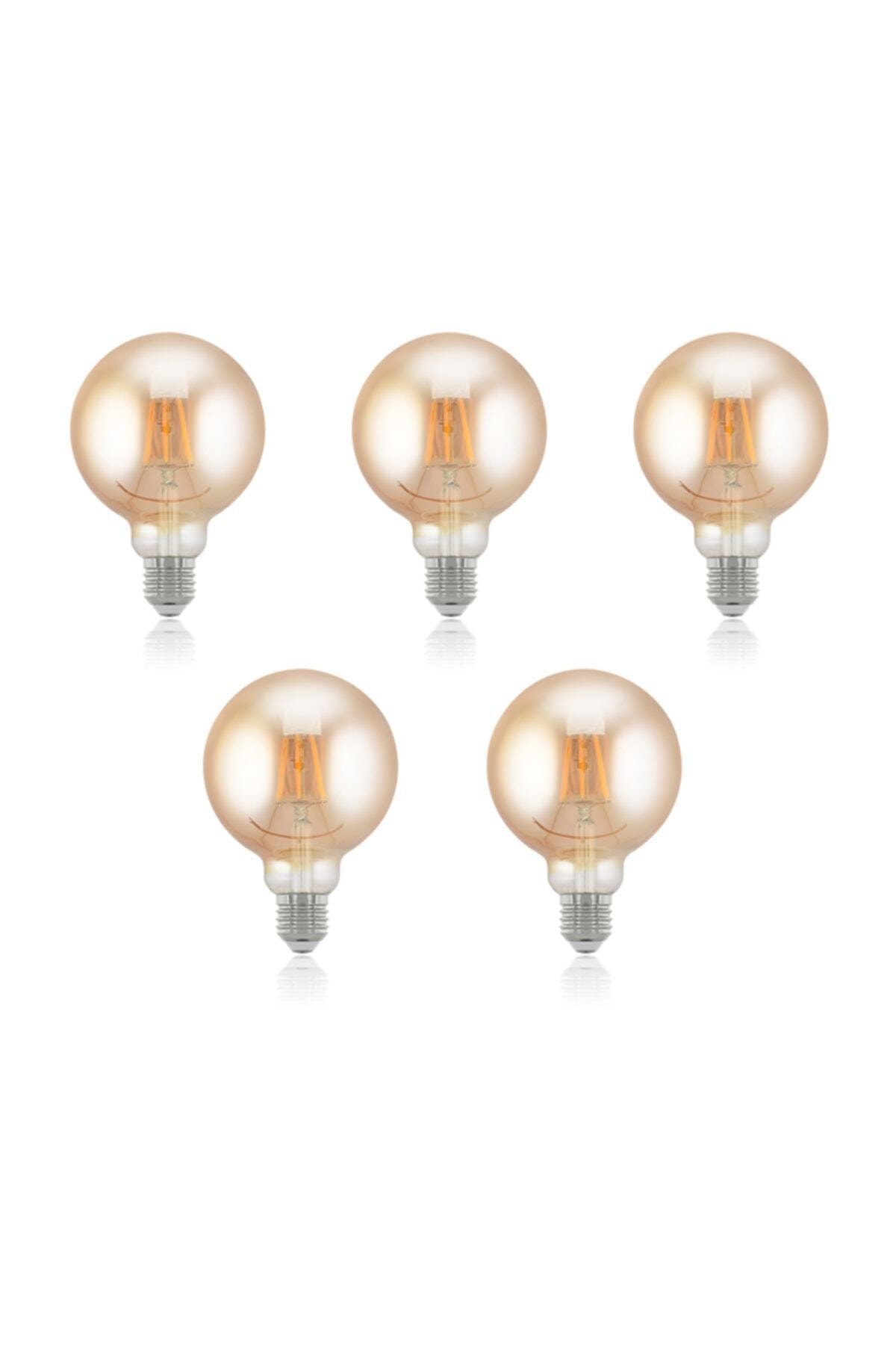 Heka Dimelenebilir 4w G95 Rustik Led Ampul 5'li Paket Erd30