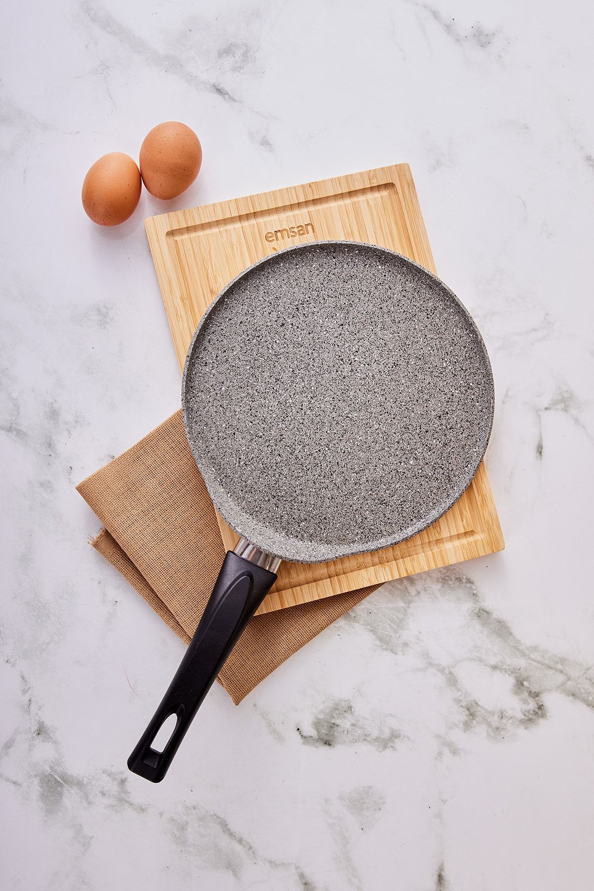 Emsan Durable Granit Krep Tava 24 Cm