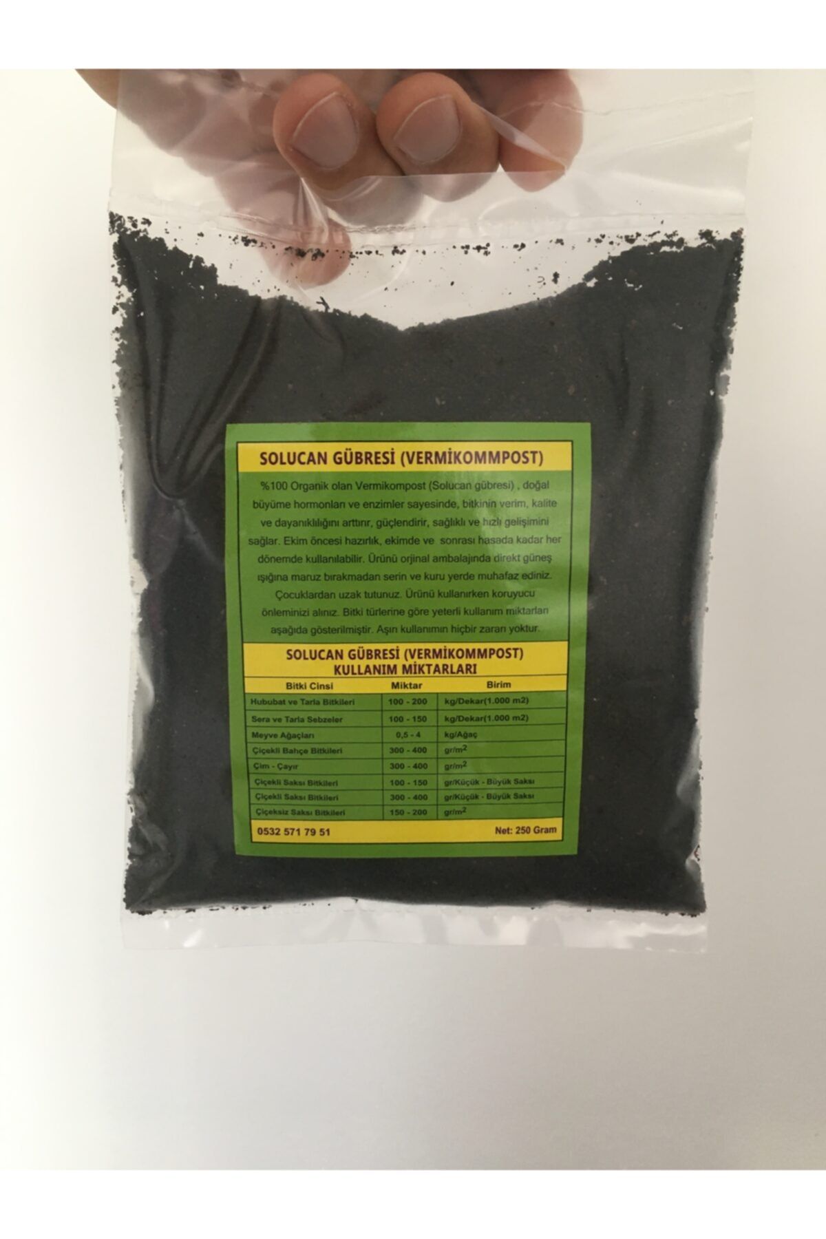 NENS SOL ORGANİK SOLUCAN GÜBRESİ 10x250 gr Organik Gübre Bitki Besini Coşturan Toprak