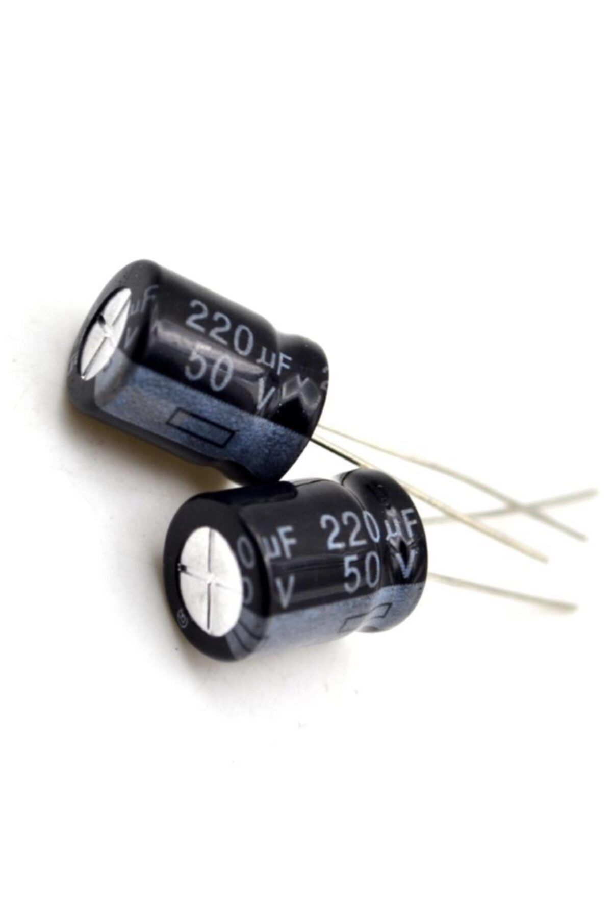 Daix 220mf 50v - 220uf 50v Elektrolitik Kondansatör 10x13 10 Adet
