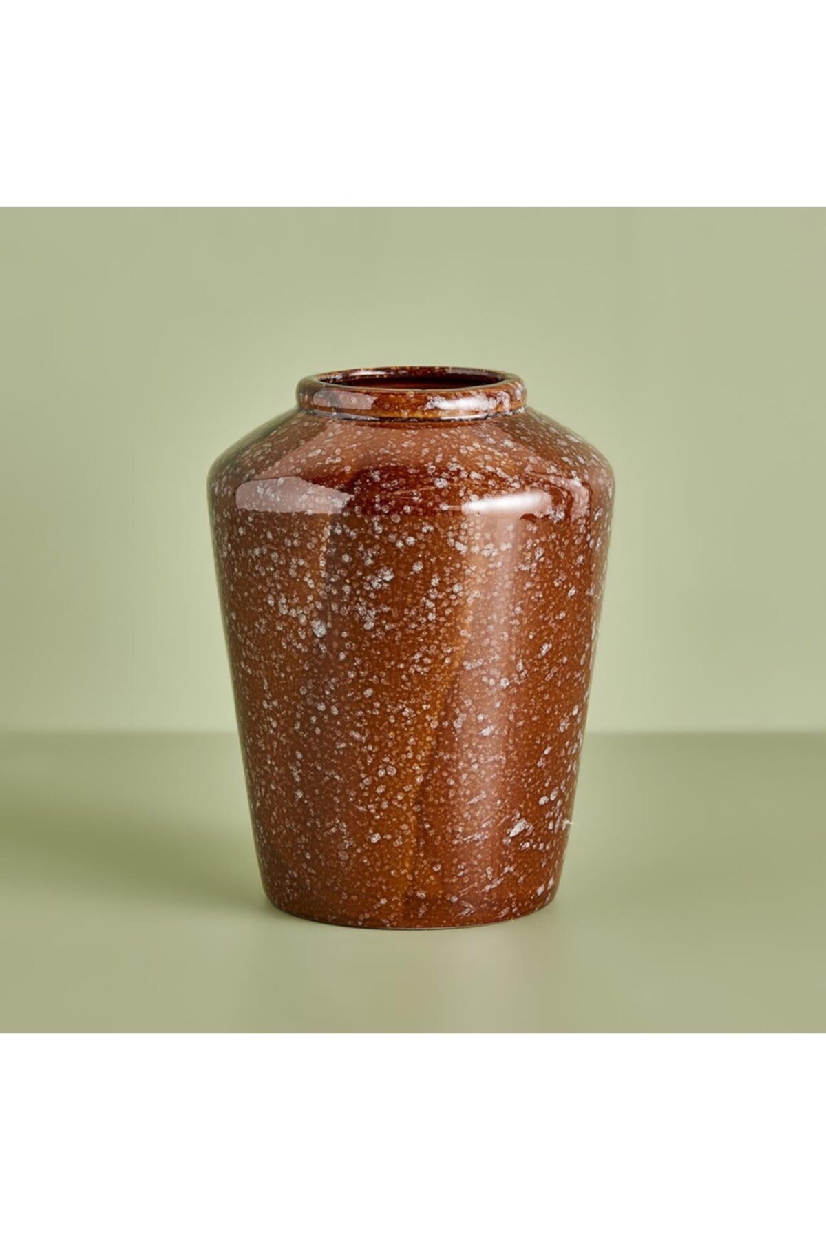 Bella Maison Fiona Vazo Kahverengi (21x15 Cm)