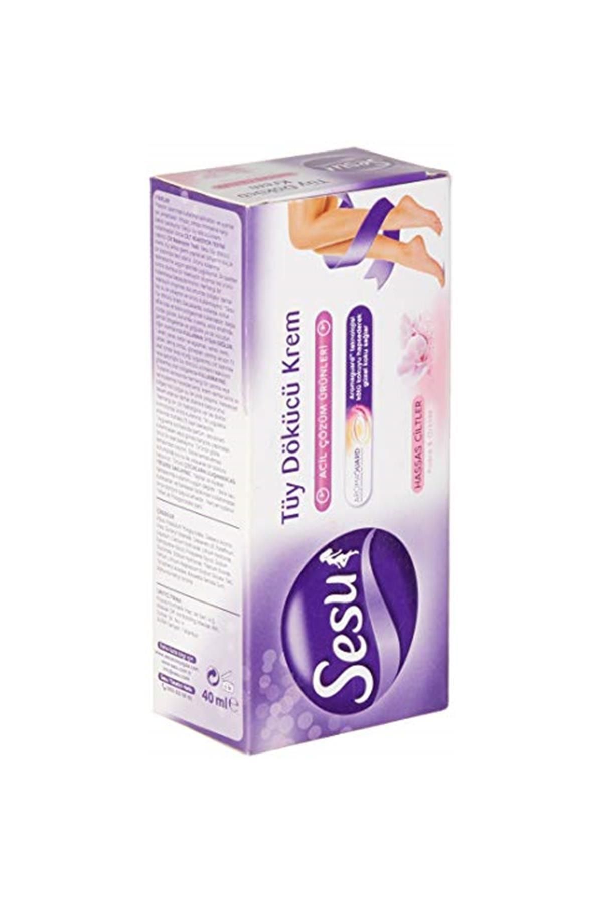 Sesu Tüy Dökme Kremi 40 Ml Hassas Cilt 12shr 2d, 43 Gr Kategori: Tüy Dökücü Krem