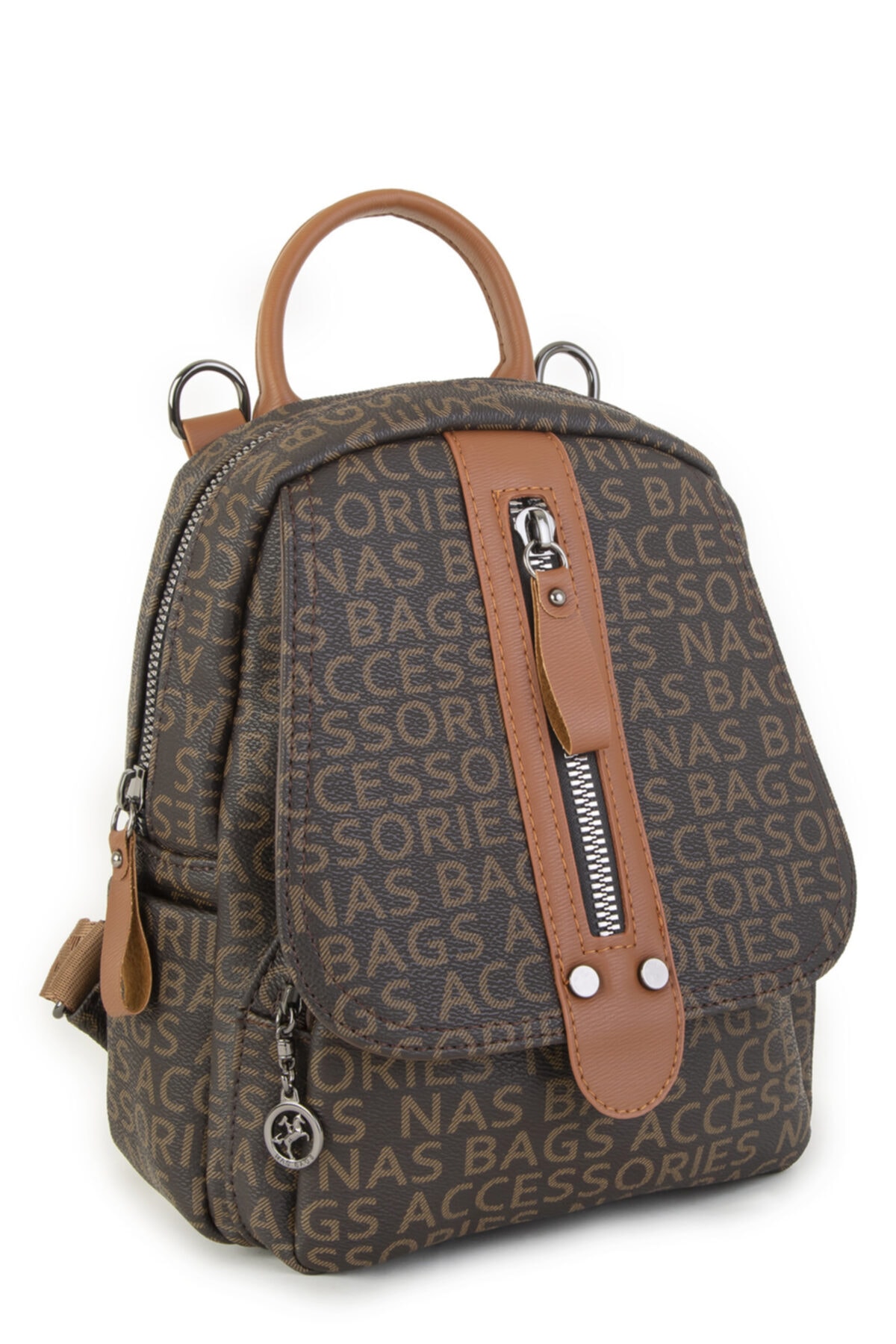Nas Bag Kahverengi & Taba Kadın Sırt Çantası