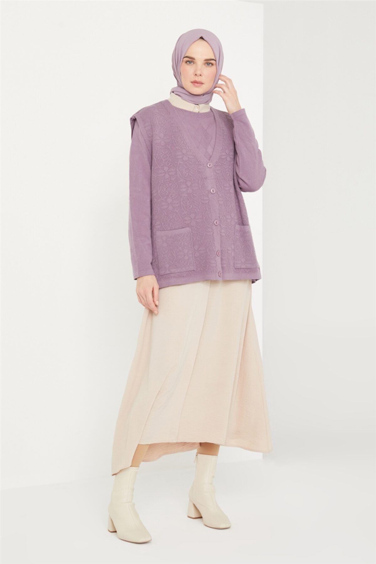 Armine Yelek 21kd9012 Lila