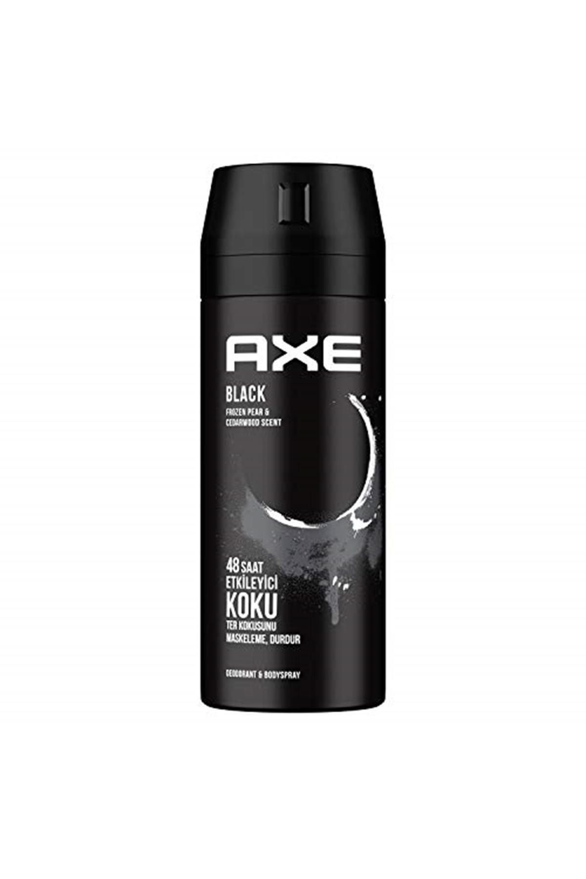 Axe Erkek Deodorant Body Spray Black 48 Saat Etkileyici Koku 150 ml