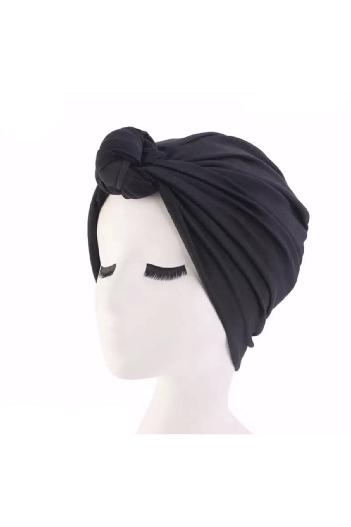 Htcimaj Siyah Düğüm Bone Head Wrap - Puantiye