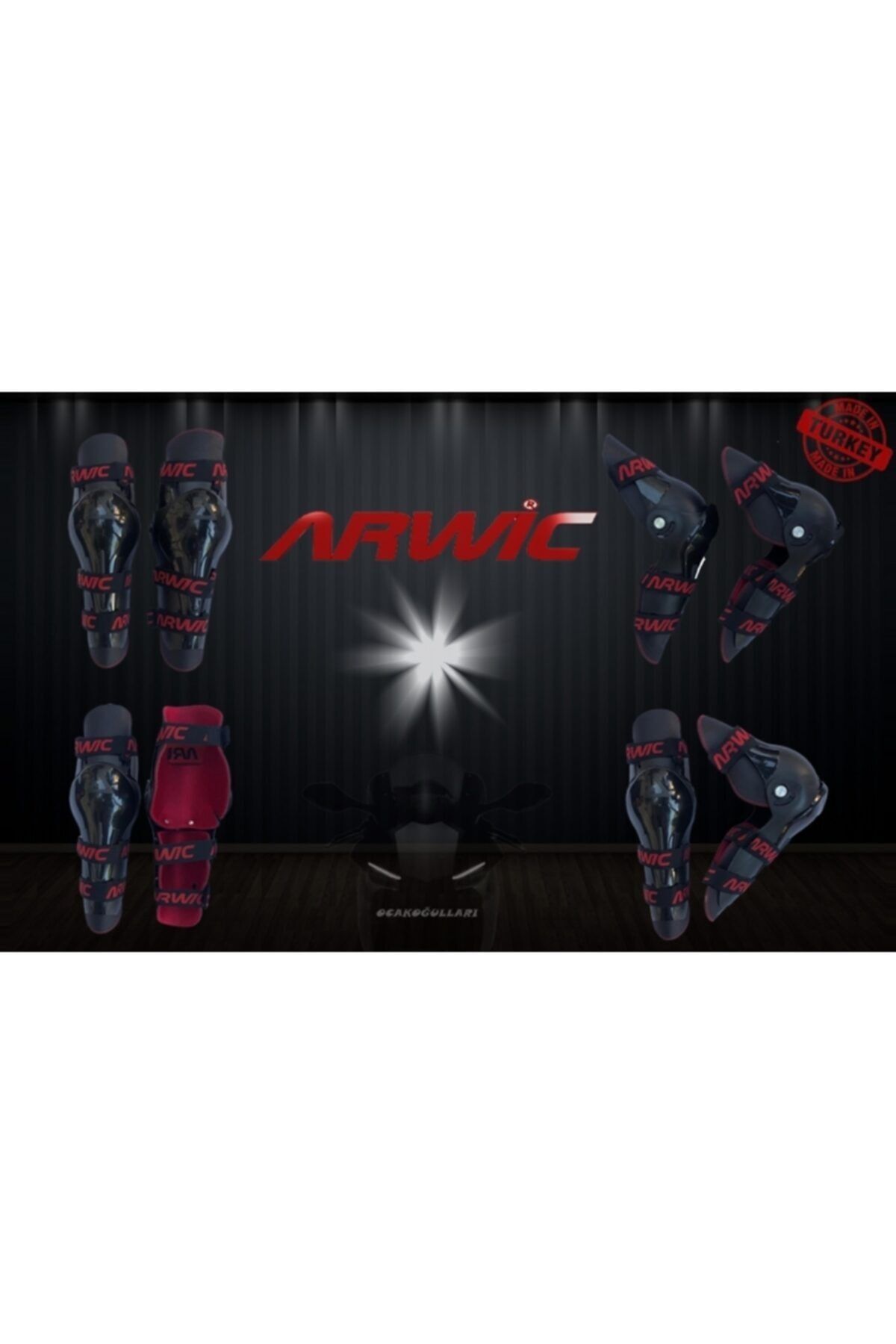 ARWİÇ Mafsallı Korumalı Dizlik