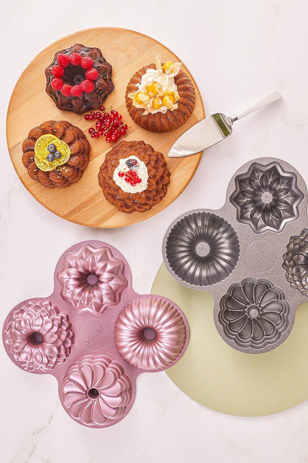 Emsan Griss One&four Pink Kek Kalıbı