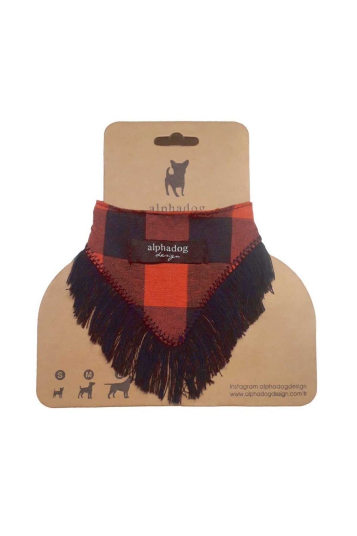 Alphadog Design Bandit Red Kedi Köpek Boyunluk Bandana