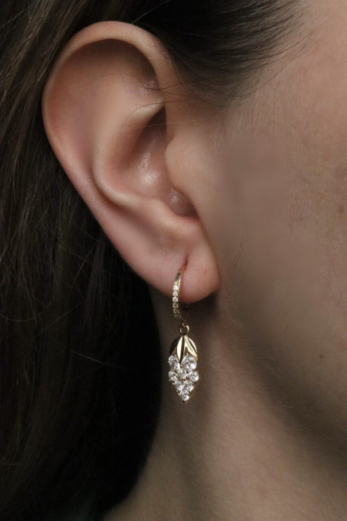 HS Mücevherat Üzüm Salkımı Küpe