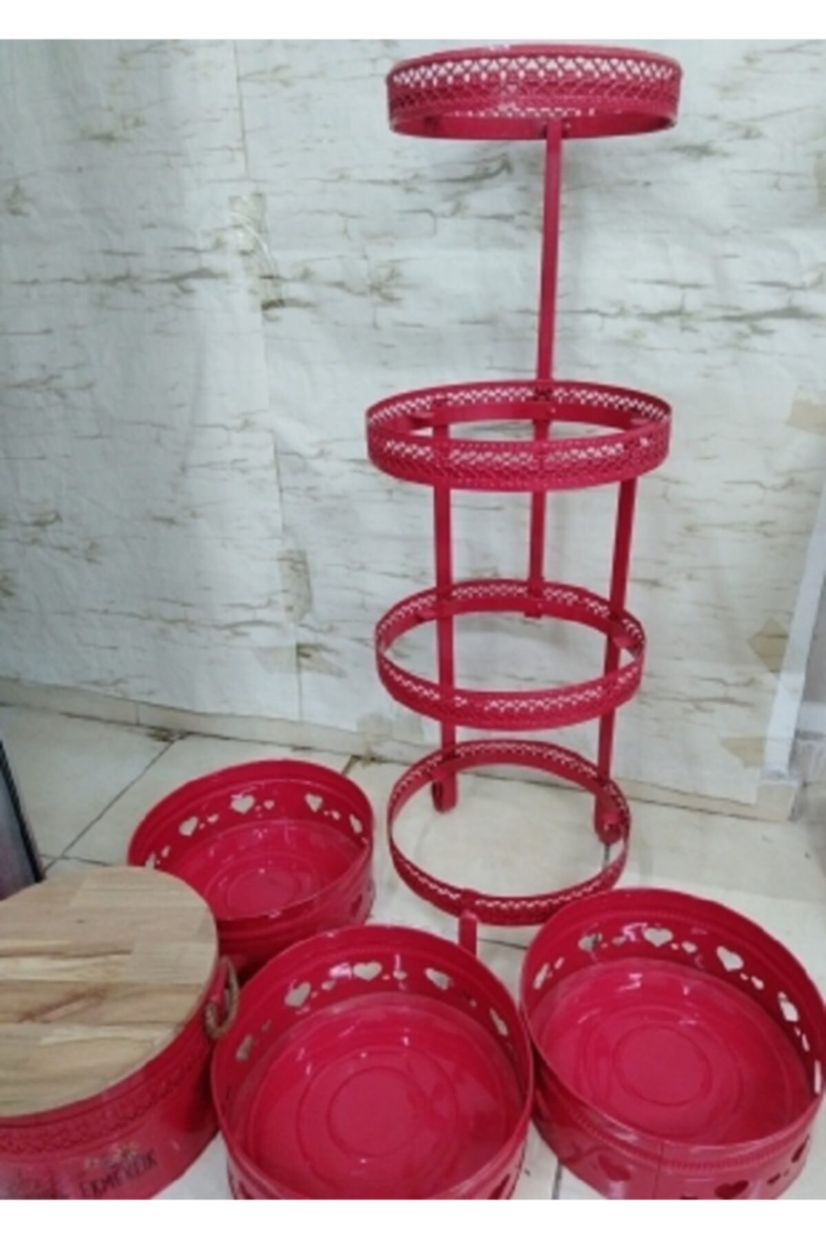 YLC HOME Katlı Patates Soğan Kovası